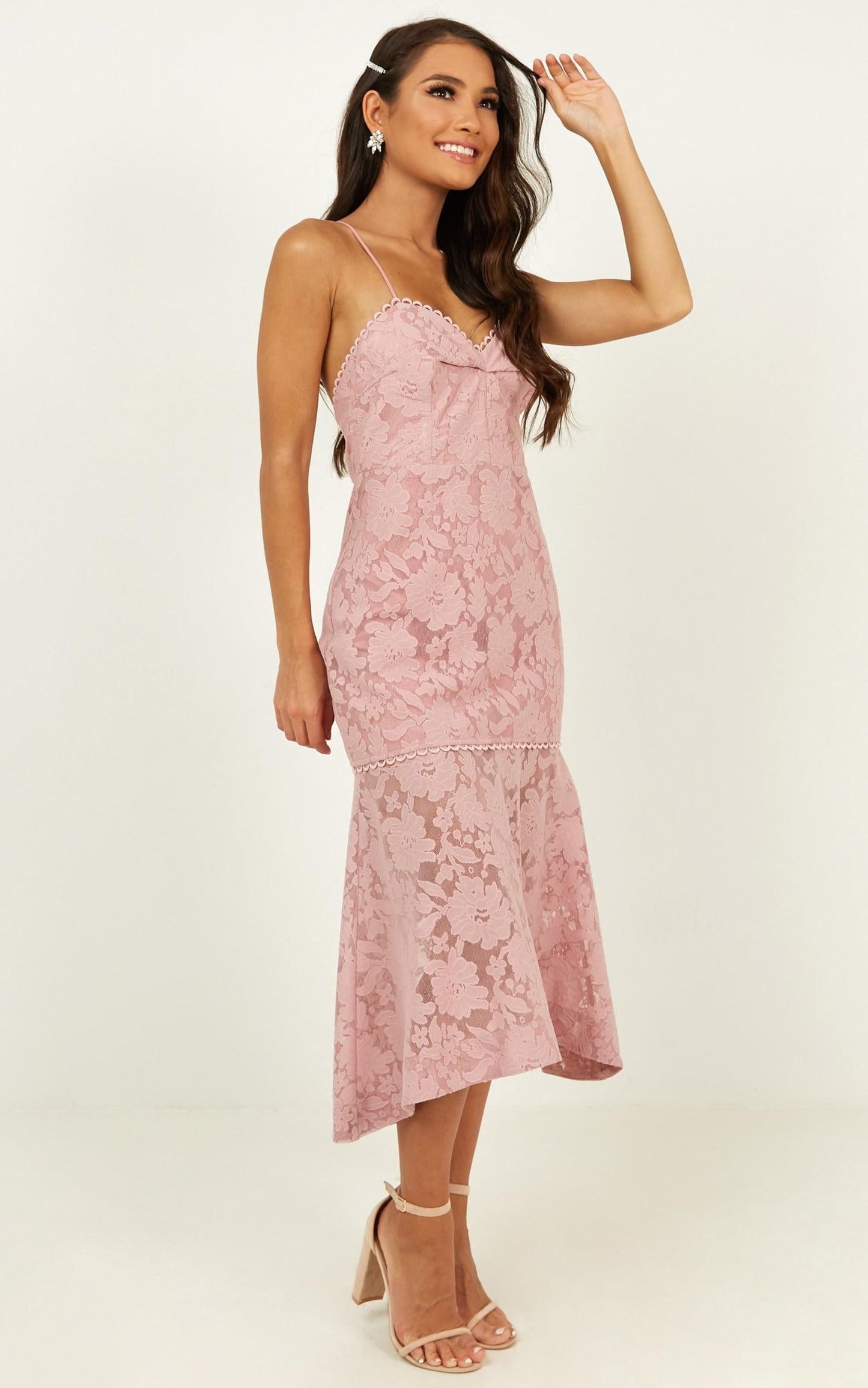 Endless Loving Dress In Blush