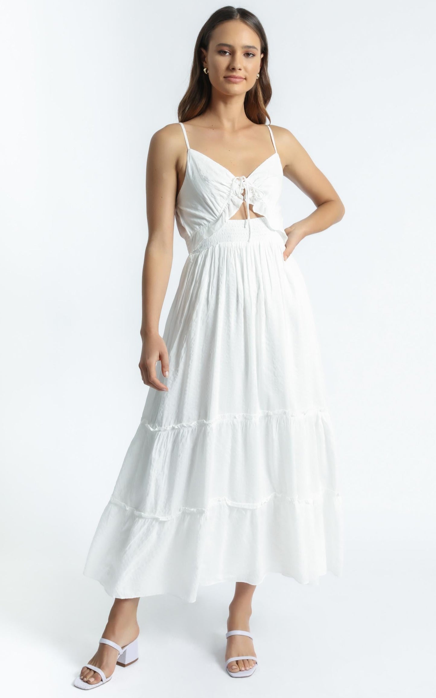 Frida Dress in White