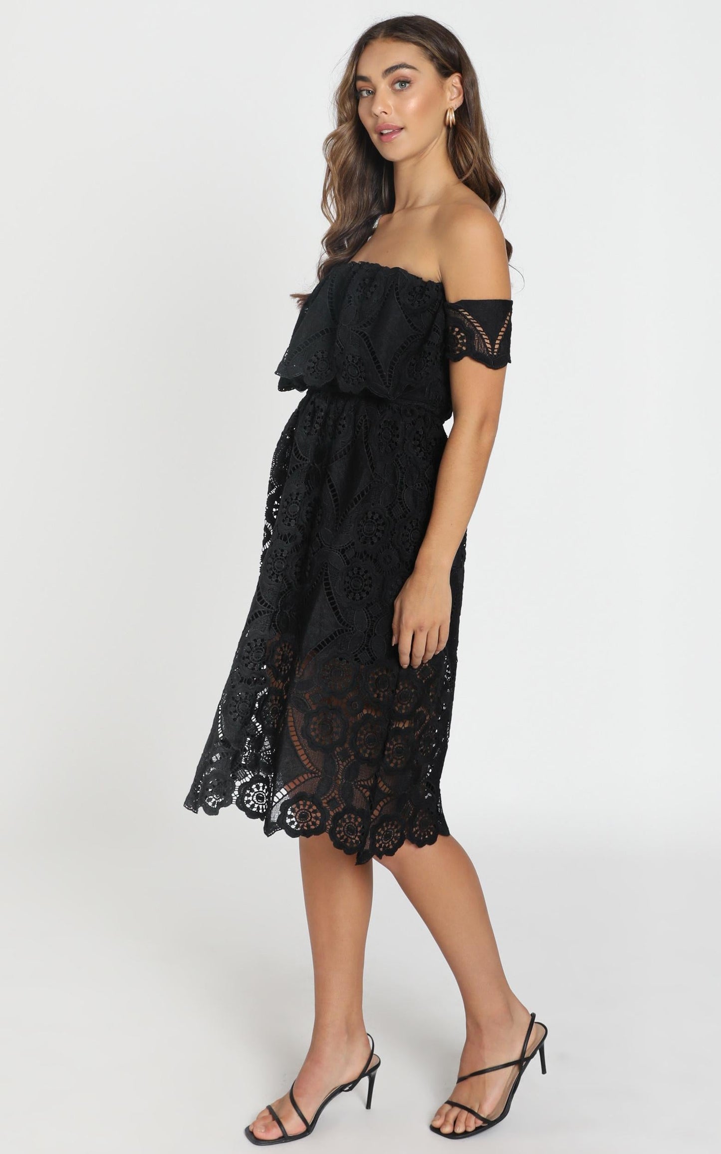 Get Ready Dress In Black Lace