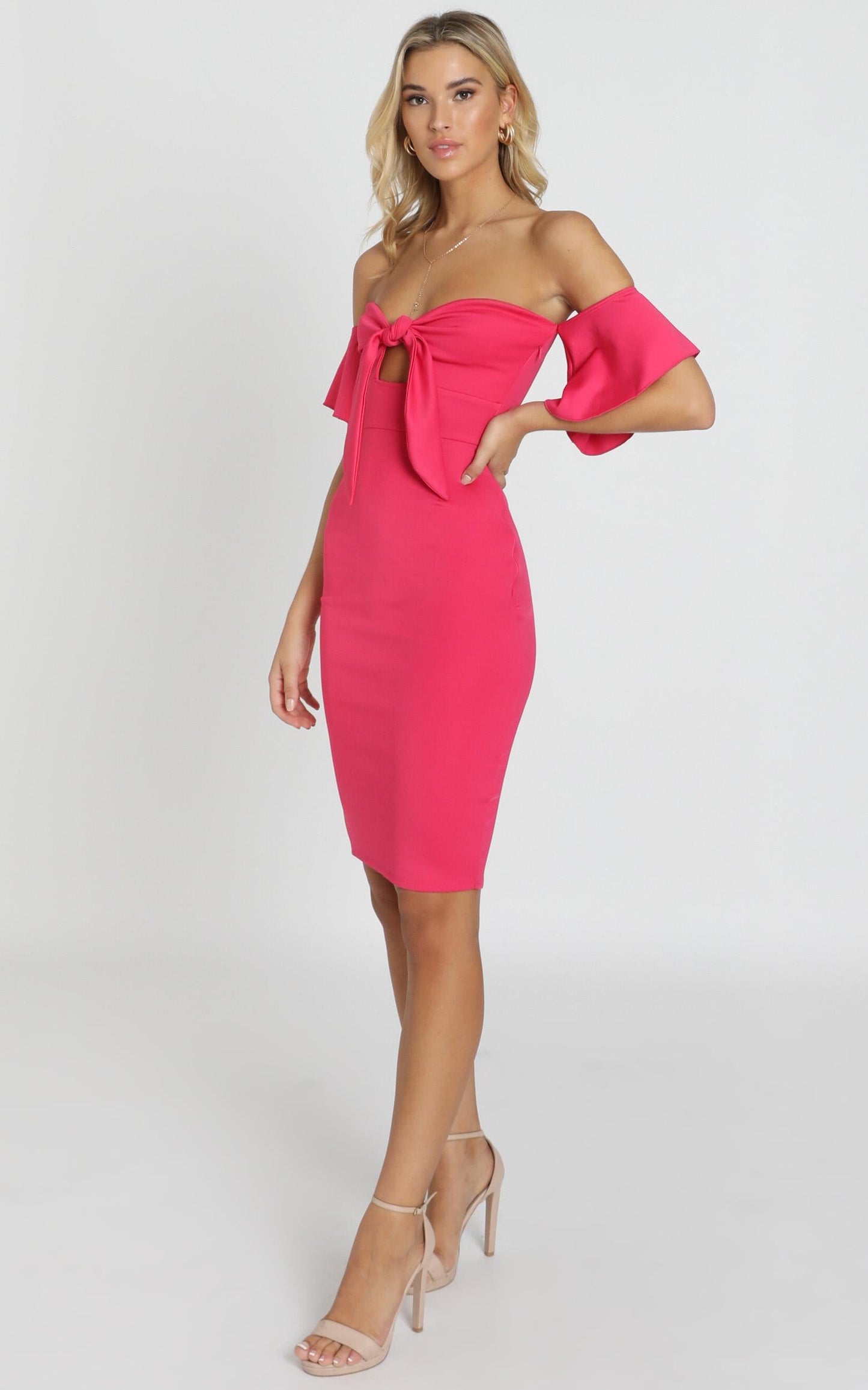 Guest Edit Dress in Berry