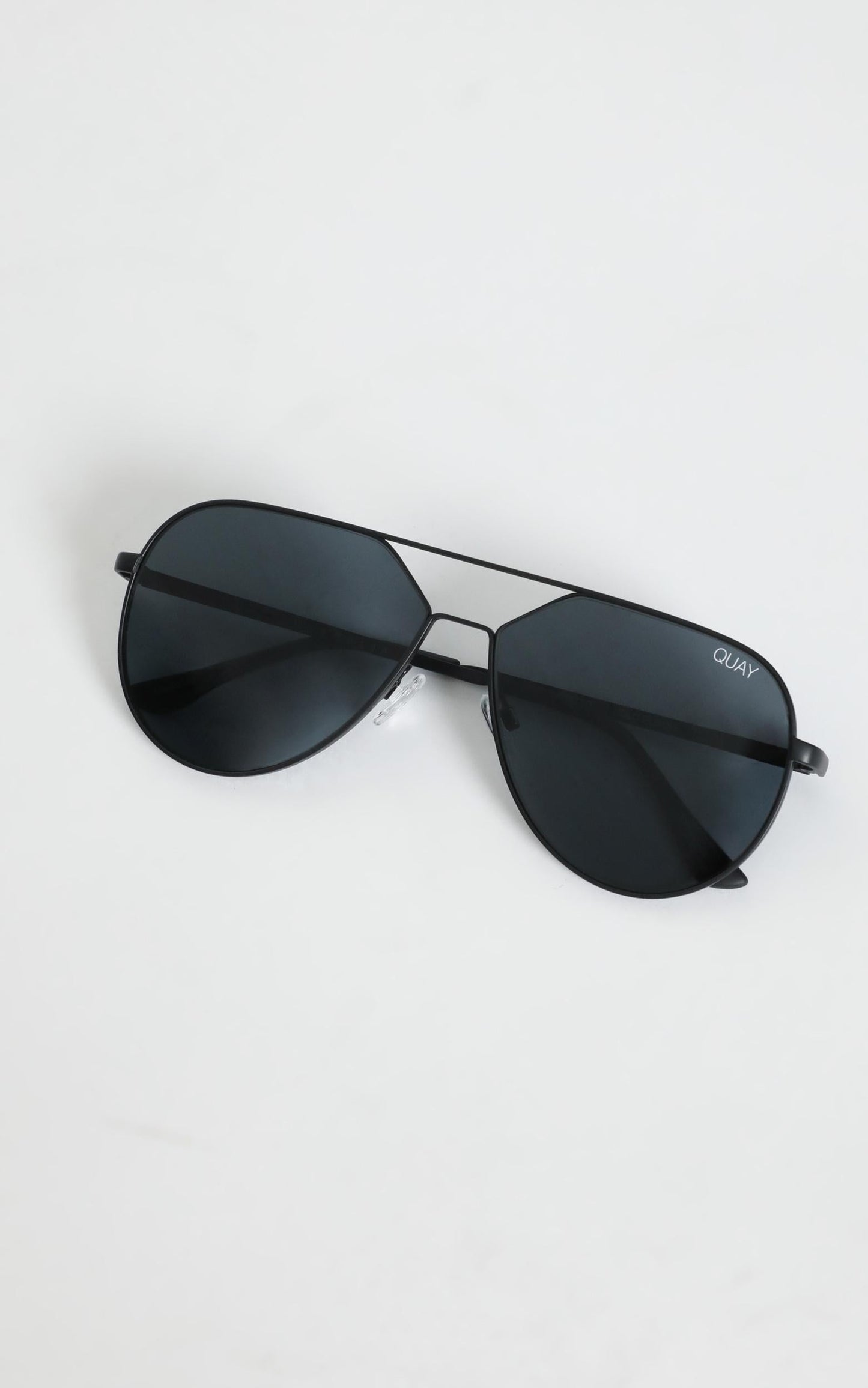 Quay X Lizzo - Hold Please Sunglasses in Black and Smoke Lens