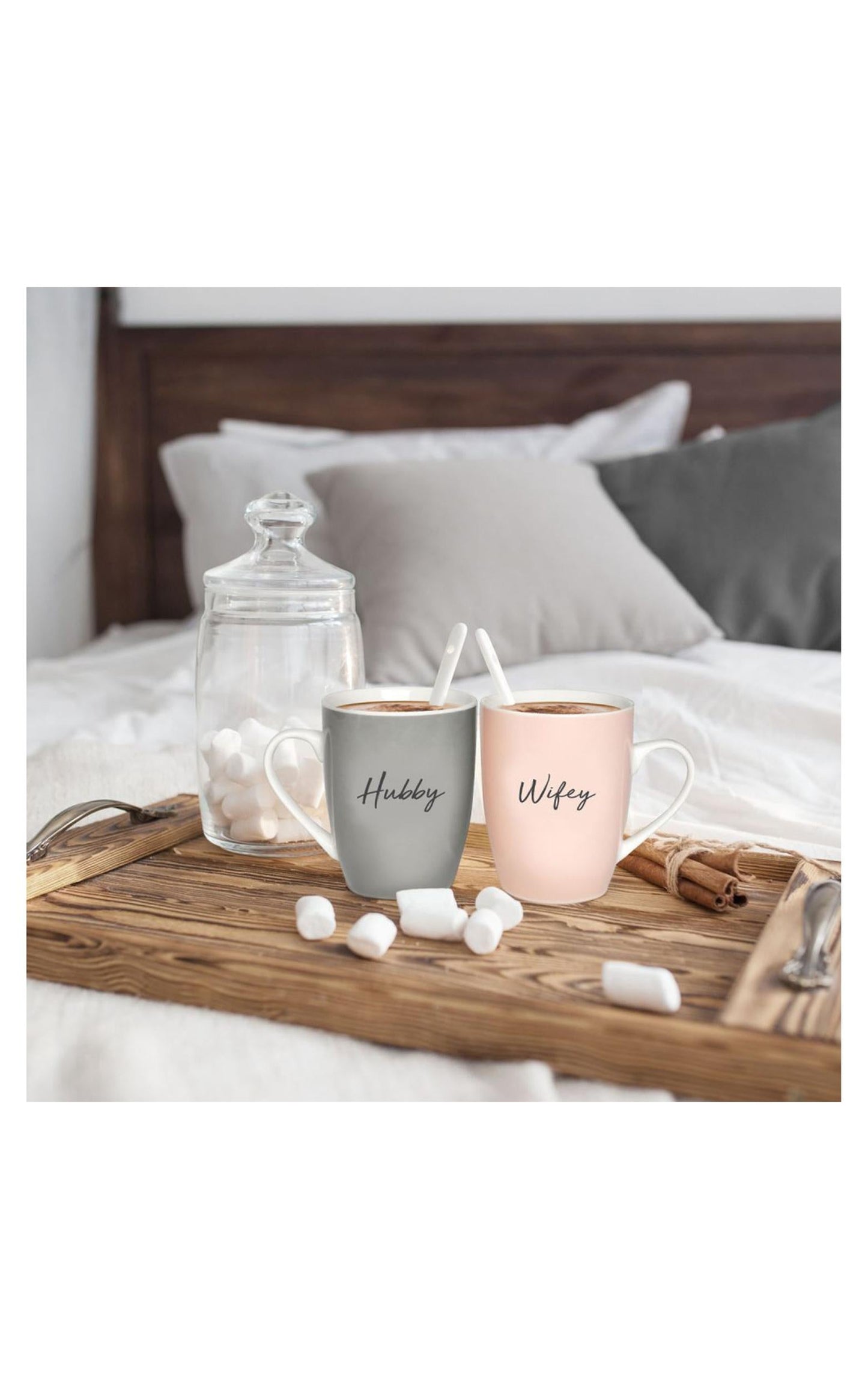 Hubby & Wifey Mug Set