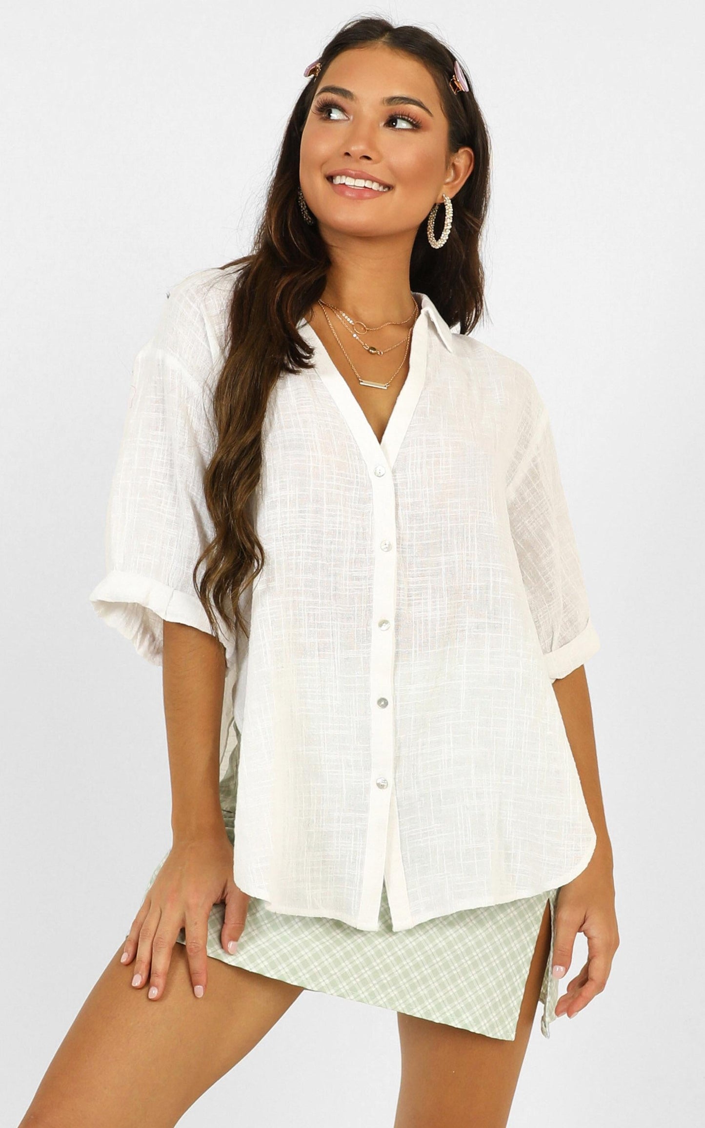 Just Beachy Shirt In White