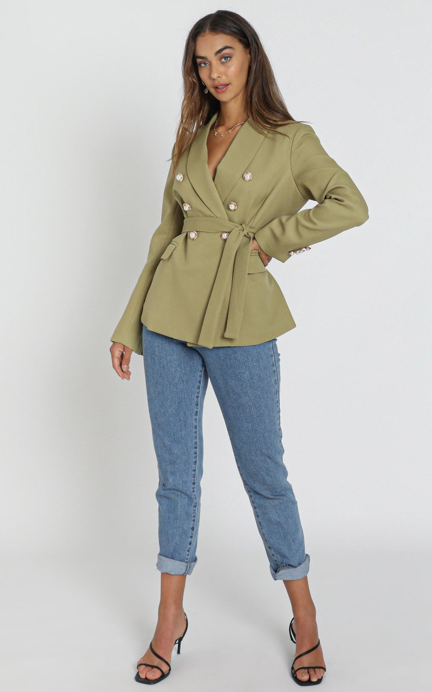 Lioness - The Kendall Blazer In Pistachio