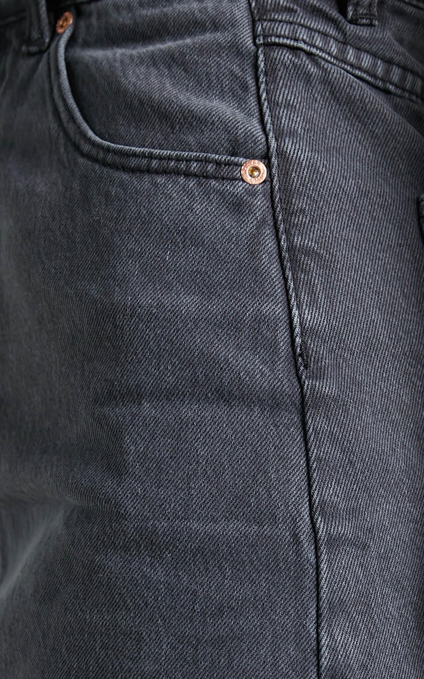 Rolla's - Classic Mini Denim Skirt in Vintage Black