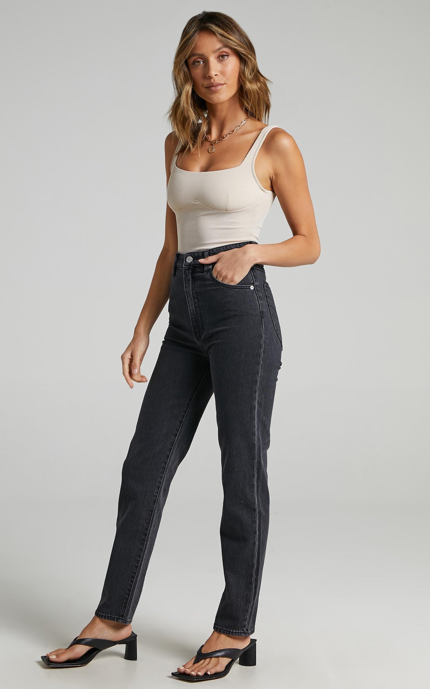 Rolla's - Dusters Jean in Comfort Shadow