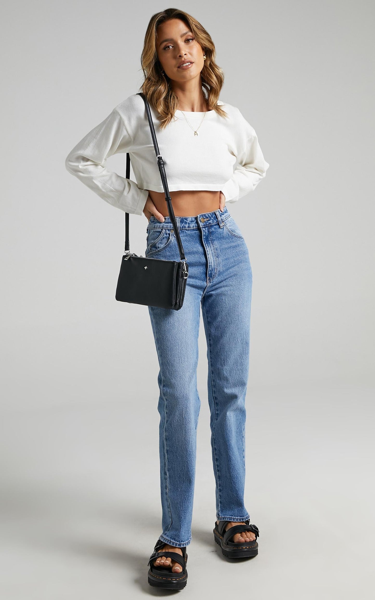 Rolla's - Original Straight Jean in Brad Blue