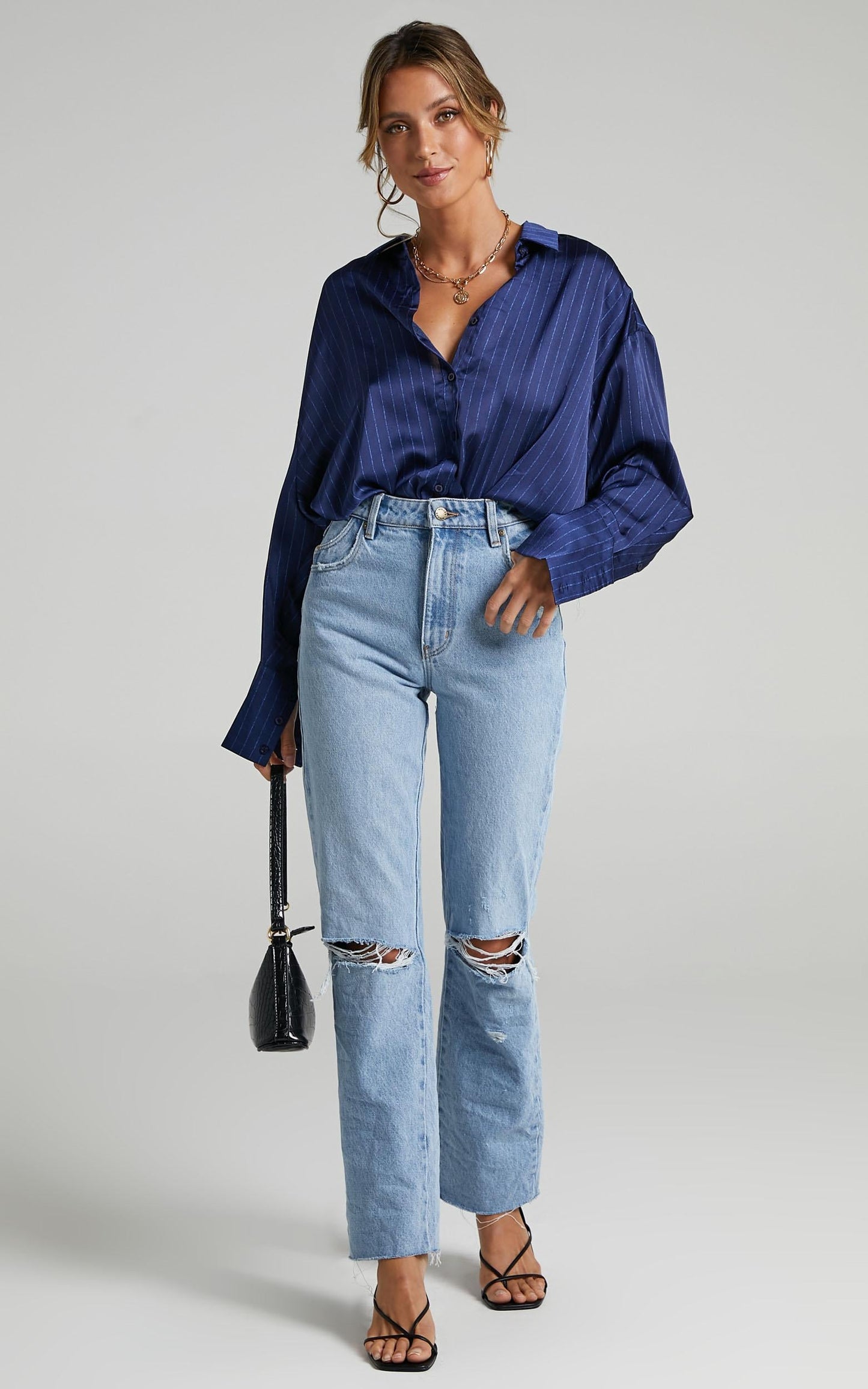 Rollas - Original Straight Jean in City Worn