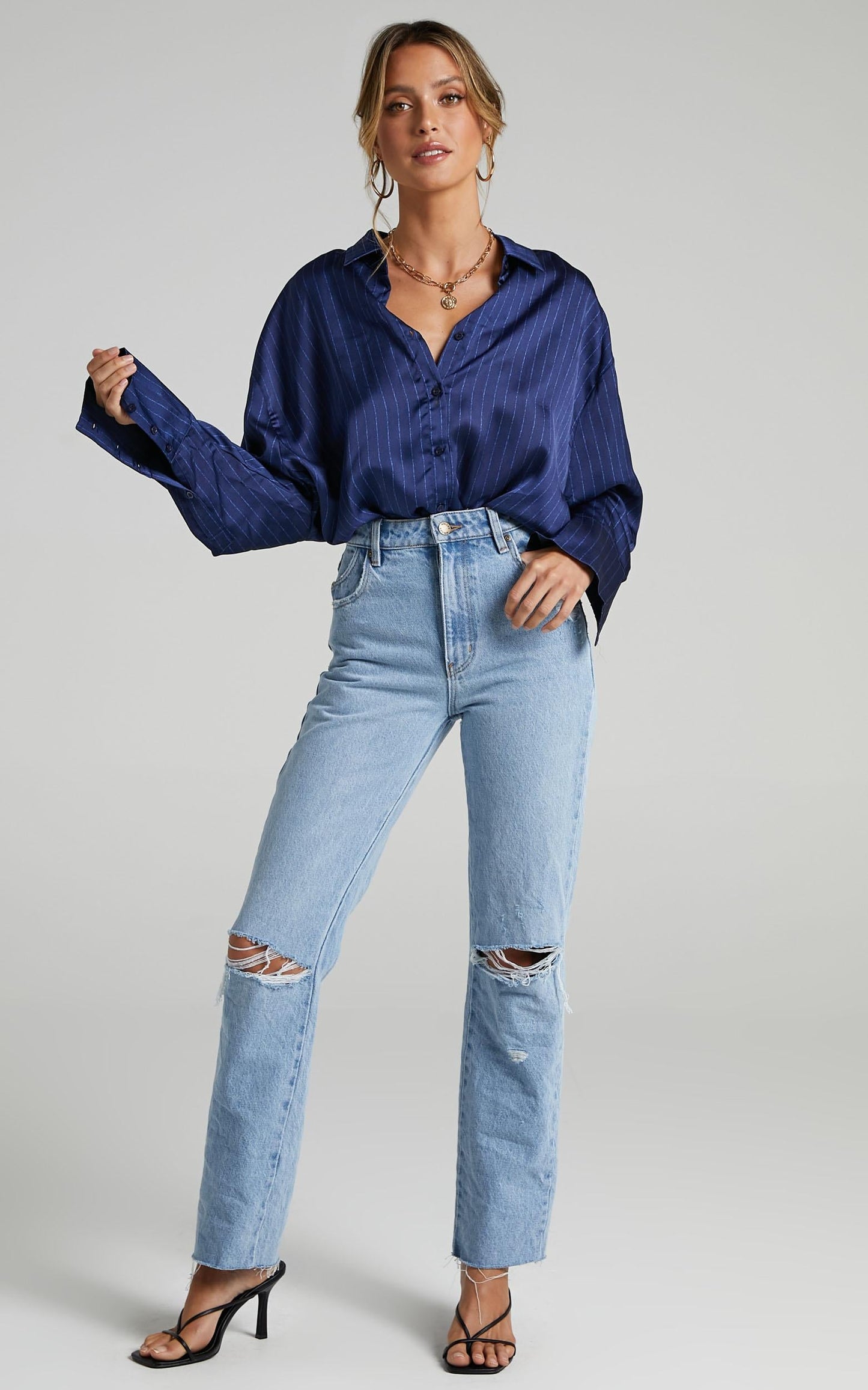 Rollas - Original Straight Jean in City Worn