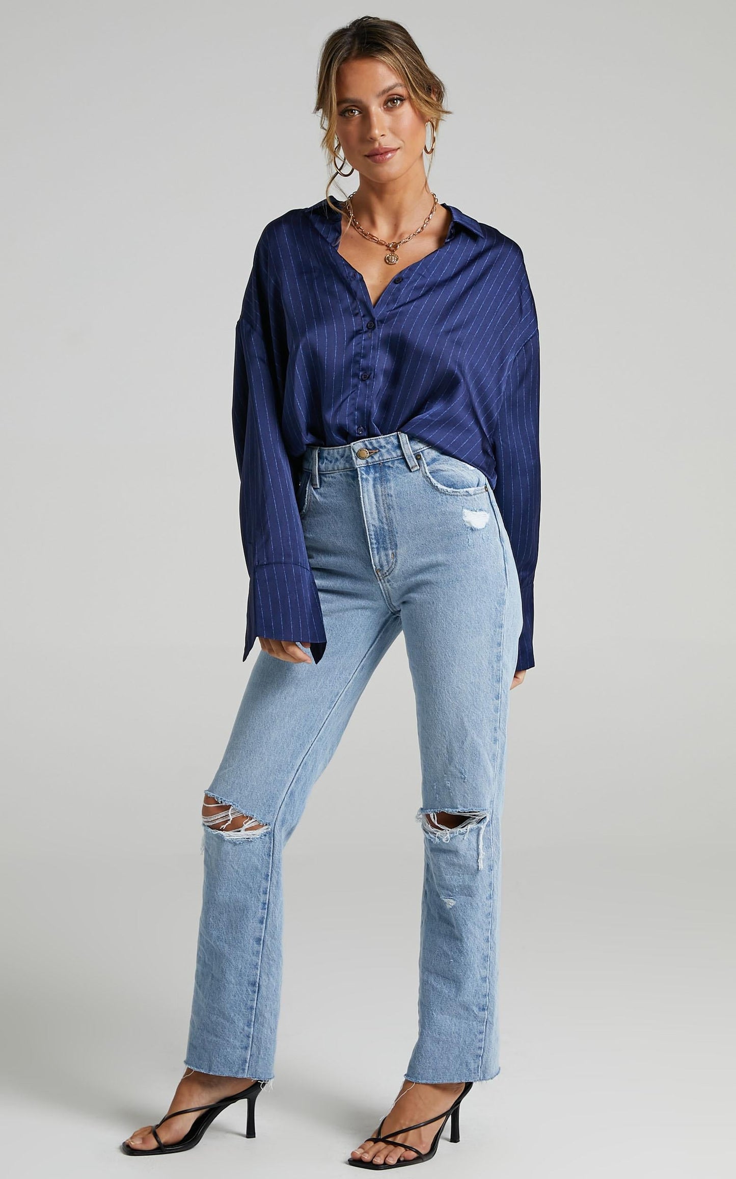 Rollas - Original Straight Jean in City Worn