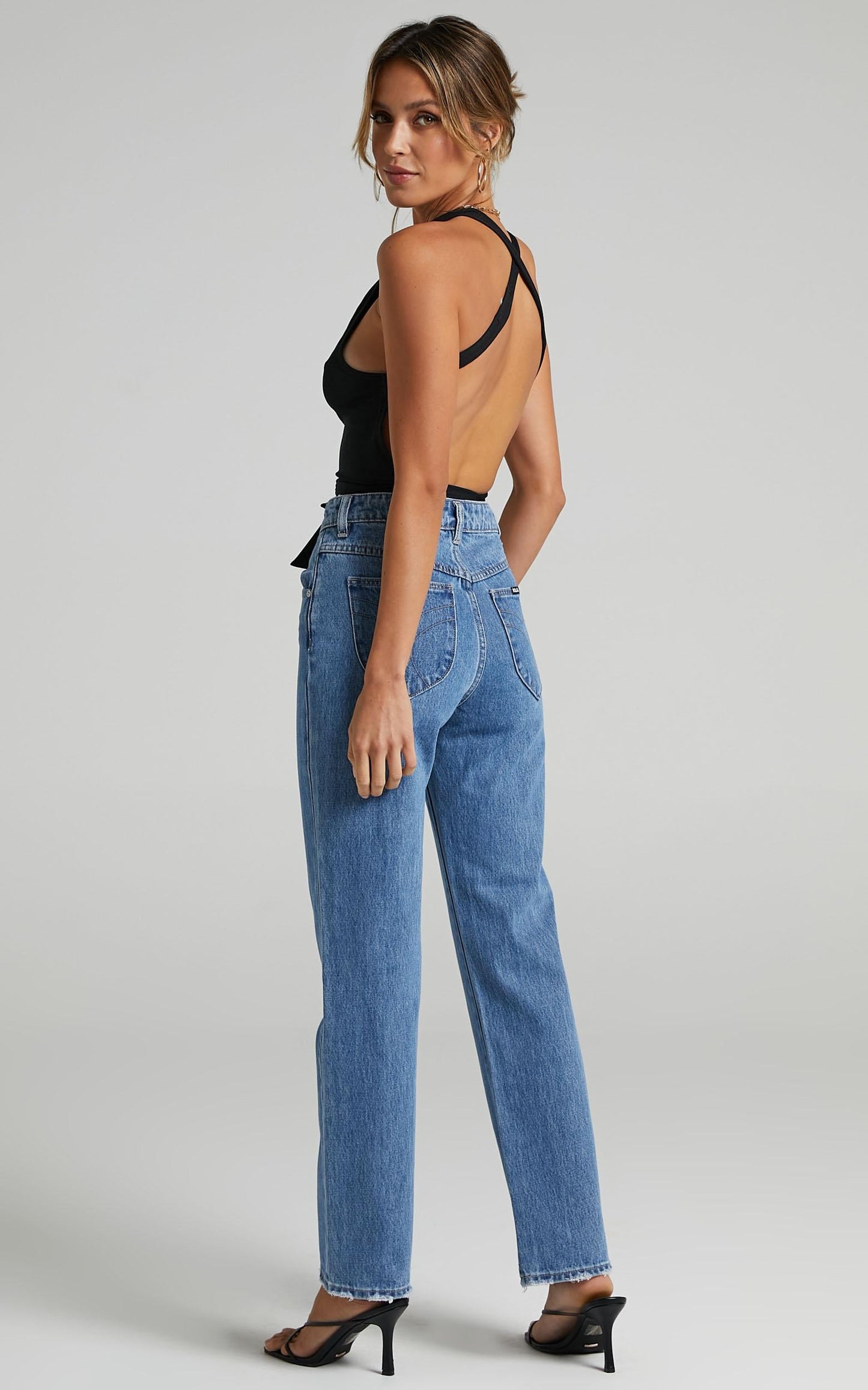 Rolla's - Original Straight Jean in Maya Blue