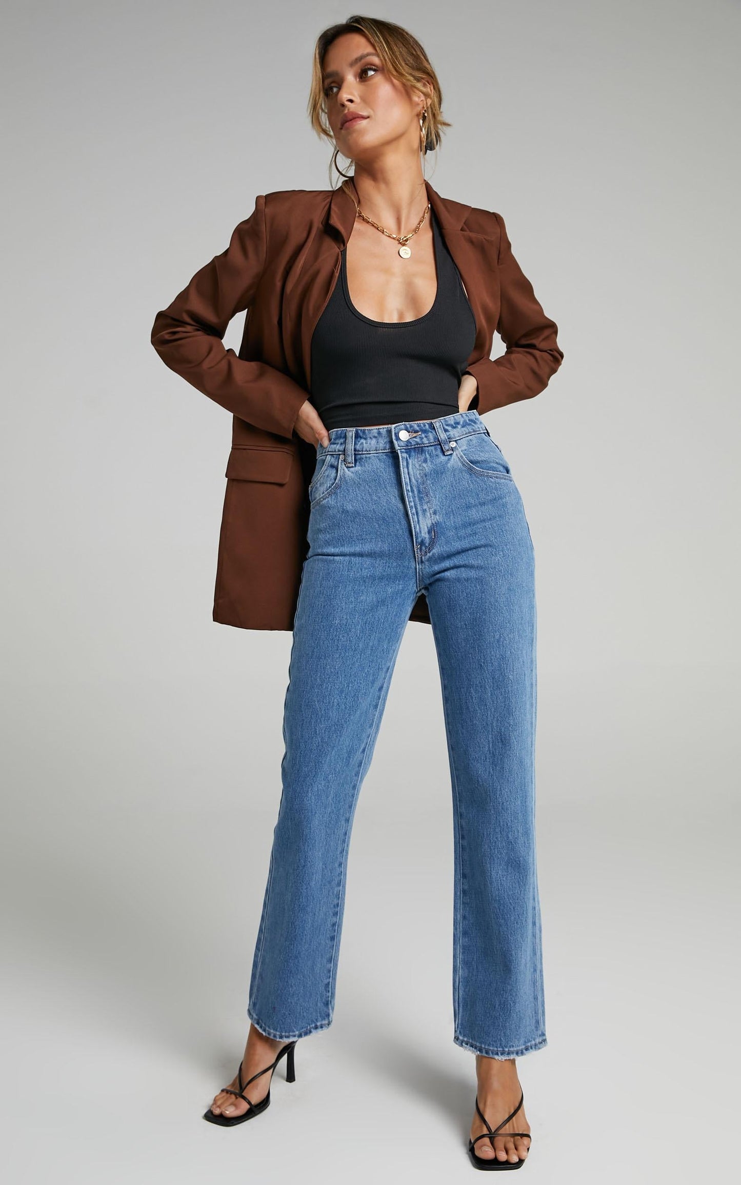 Rolla's - Original Straight Jean in Maya Blue