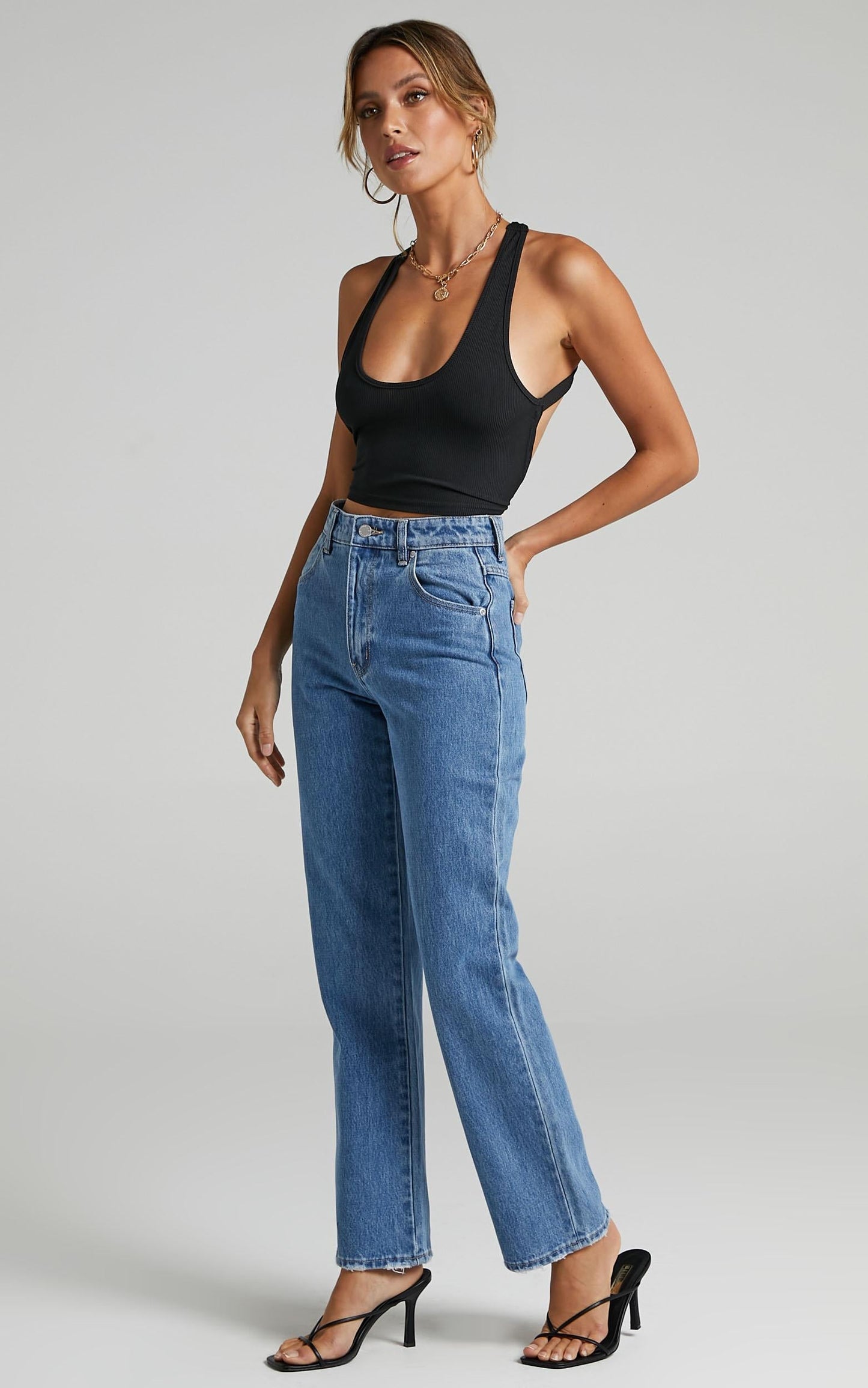 Rolla's - Original Straight Jean in Maya Blue