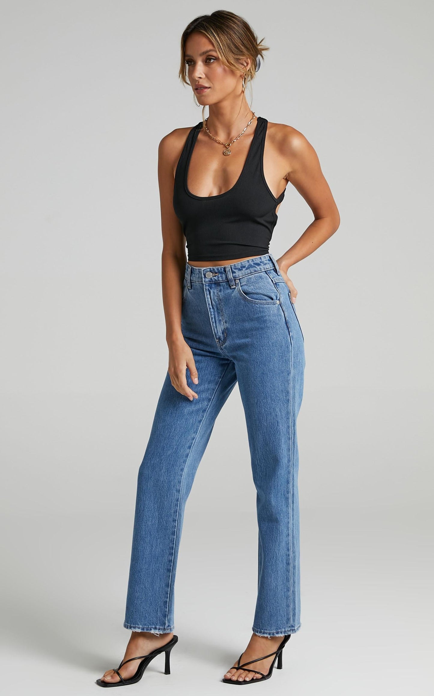 Rolla's - Original Straight Jean in Maya Blue