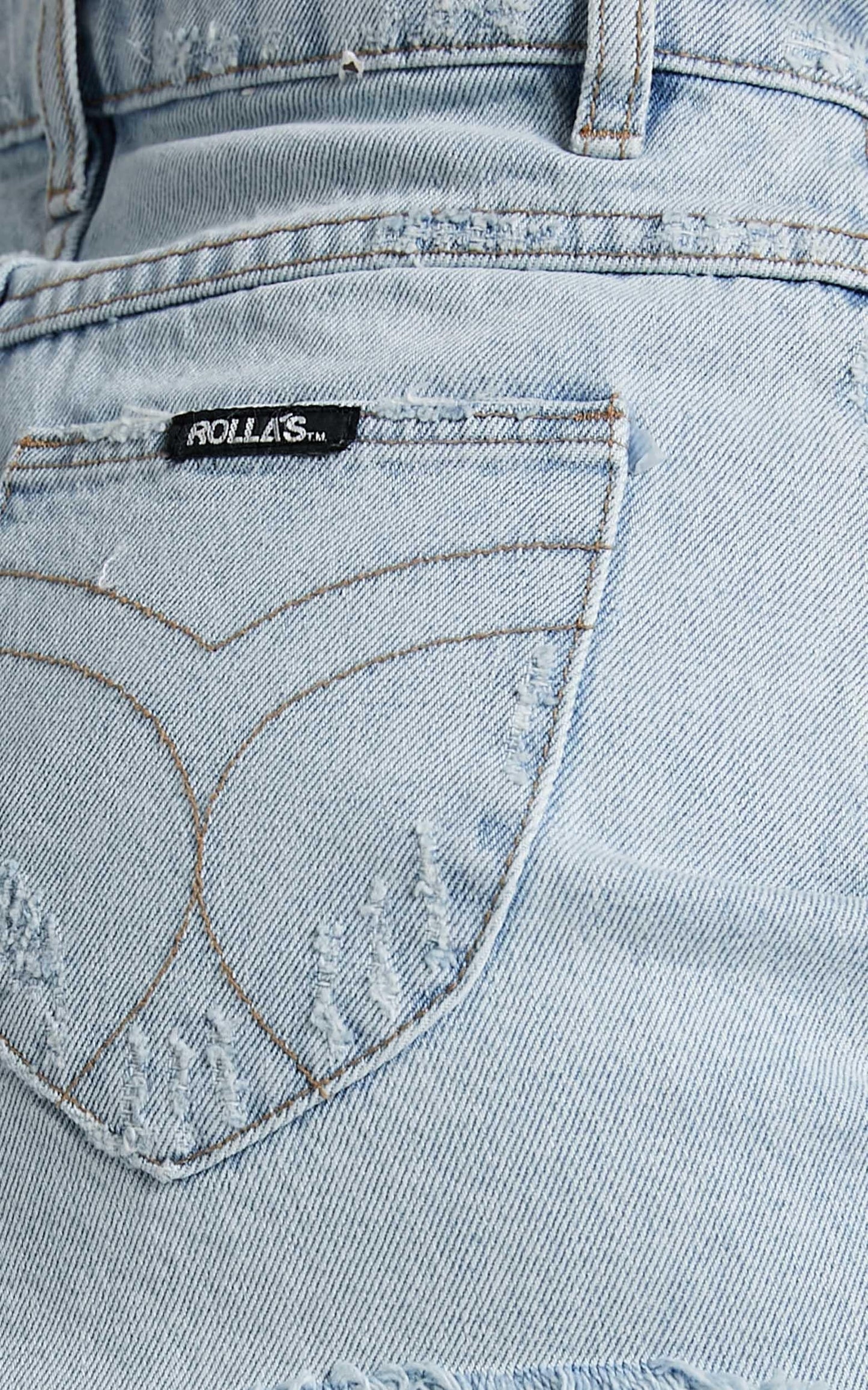 Rolla's x Sofia Richie - Dusters Denim Short in Layla Bleach