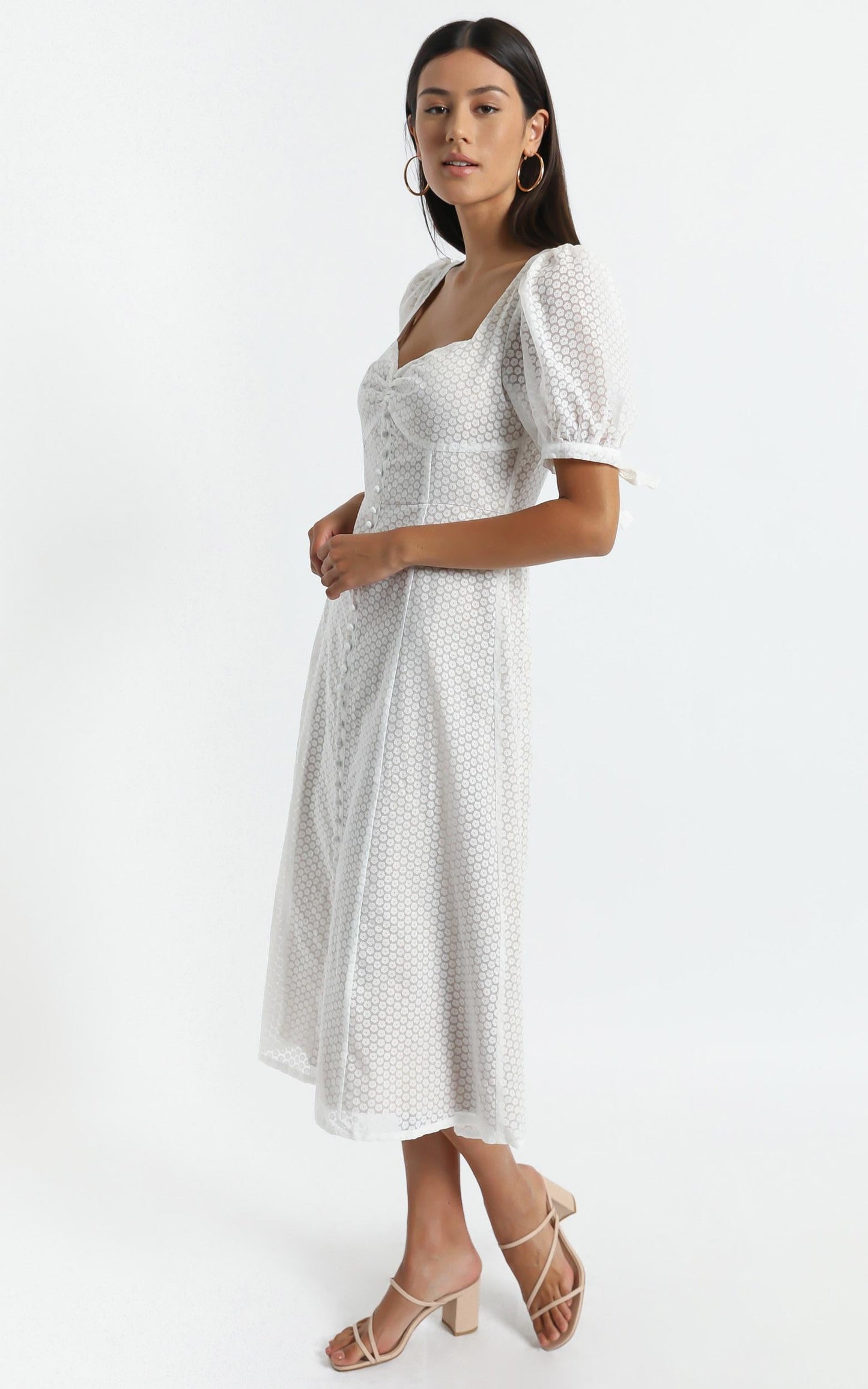 Elodie Dress in White