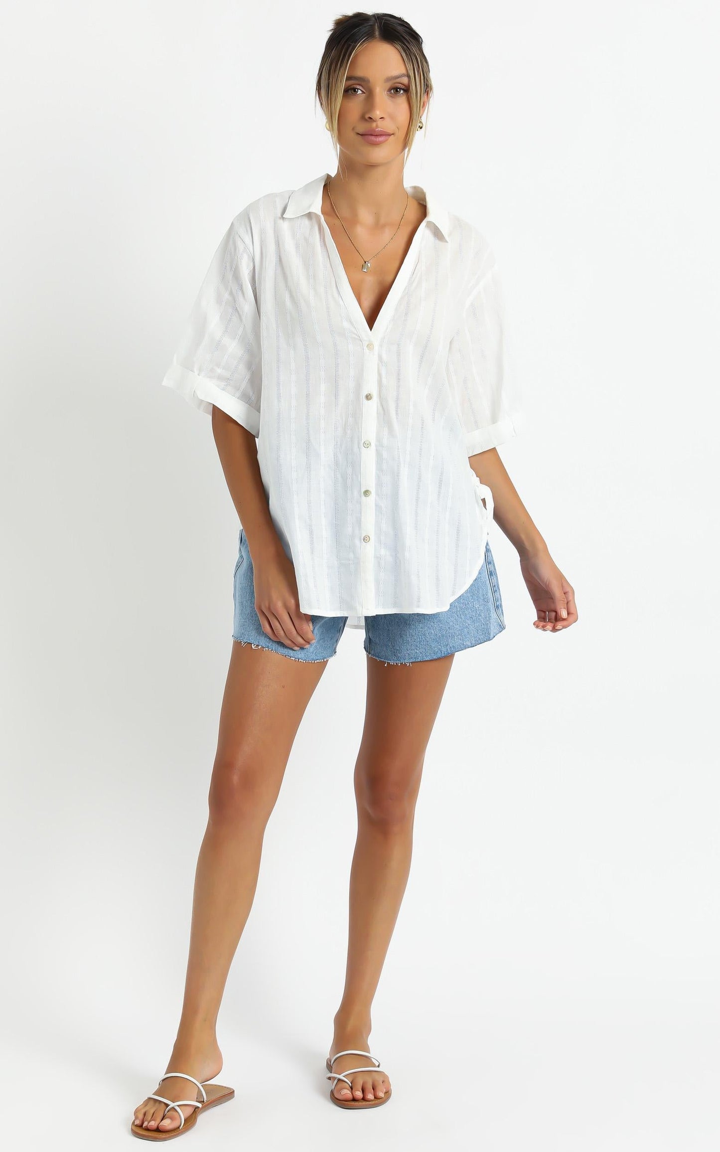 Love No More Shirt in White