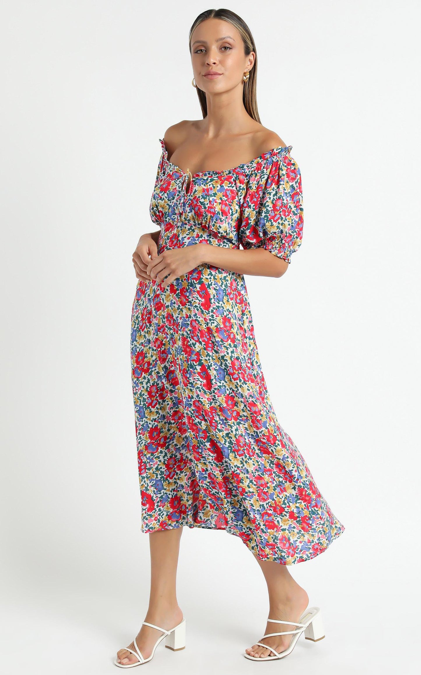 Louisiana Dress in Multi Floral