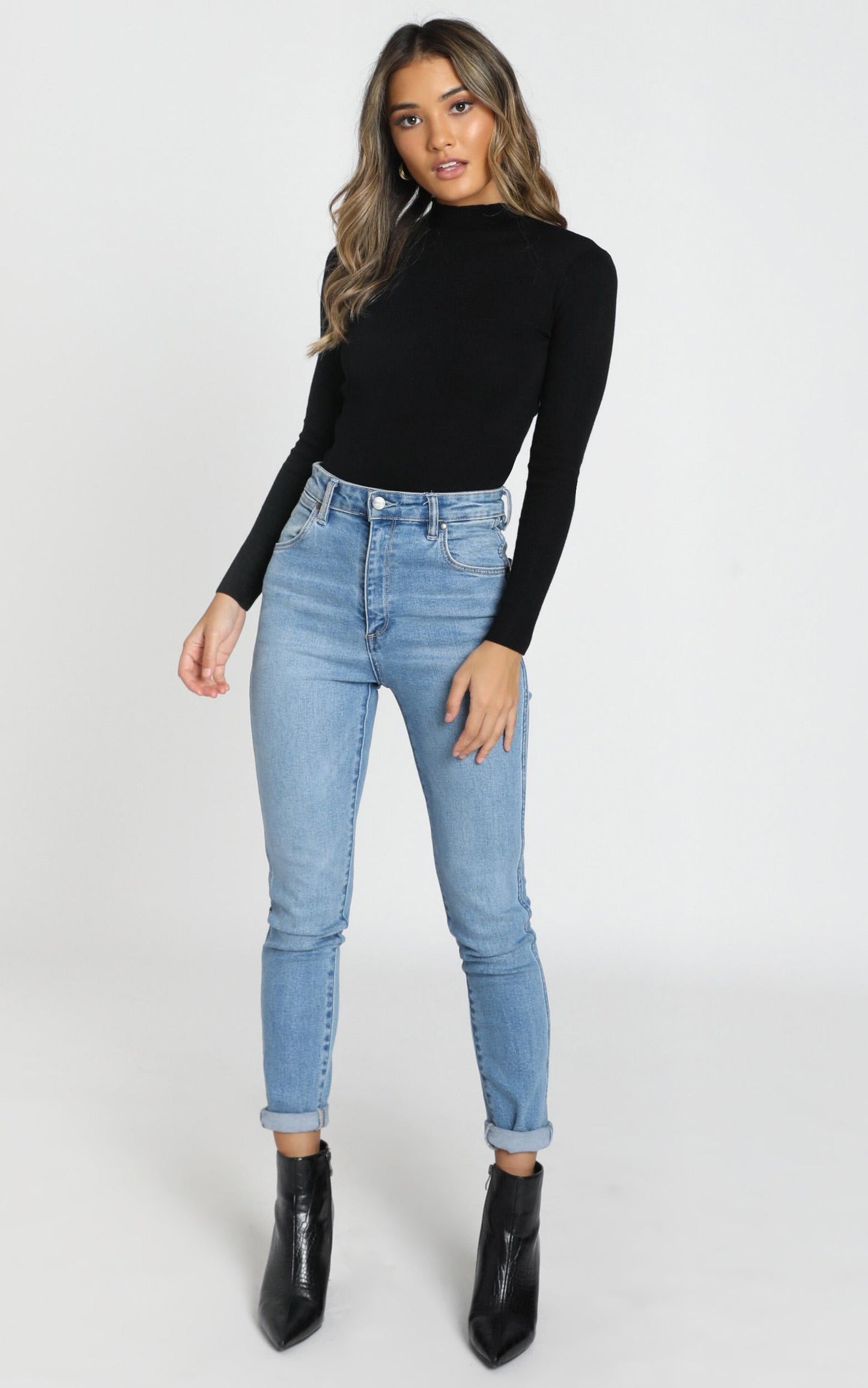 Lust For Life Knit Top in Black