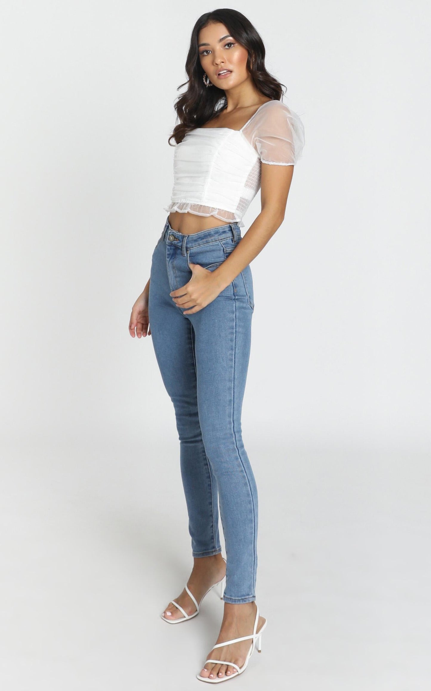 Mitsy Top in white