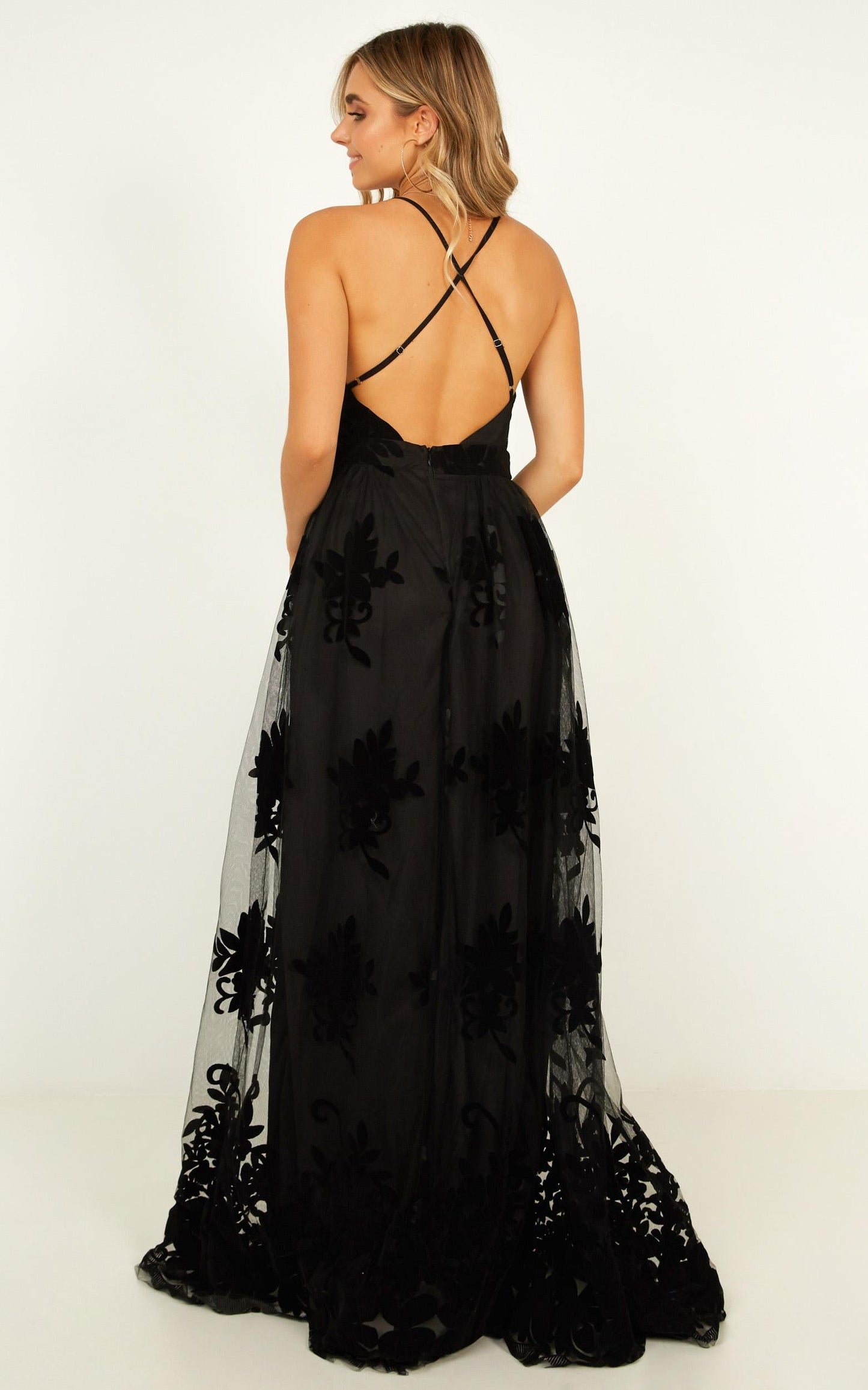Promenade Maxi Dress in Black