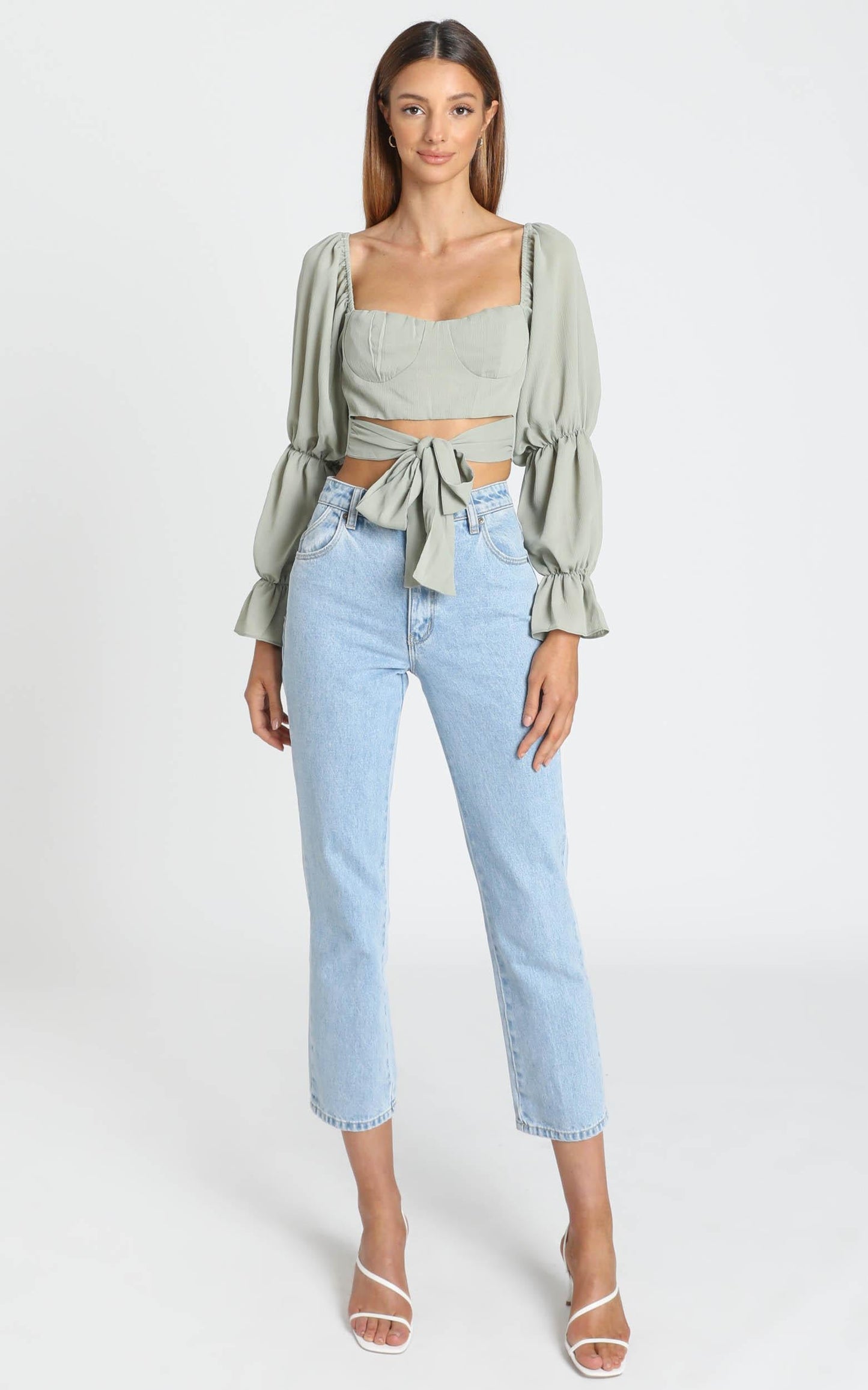 Reagan Top in Sage