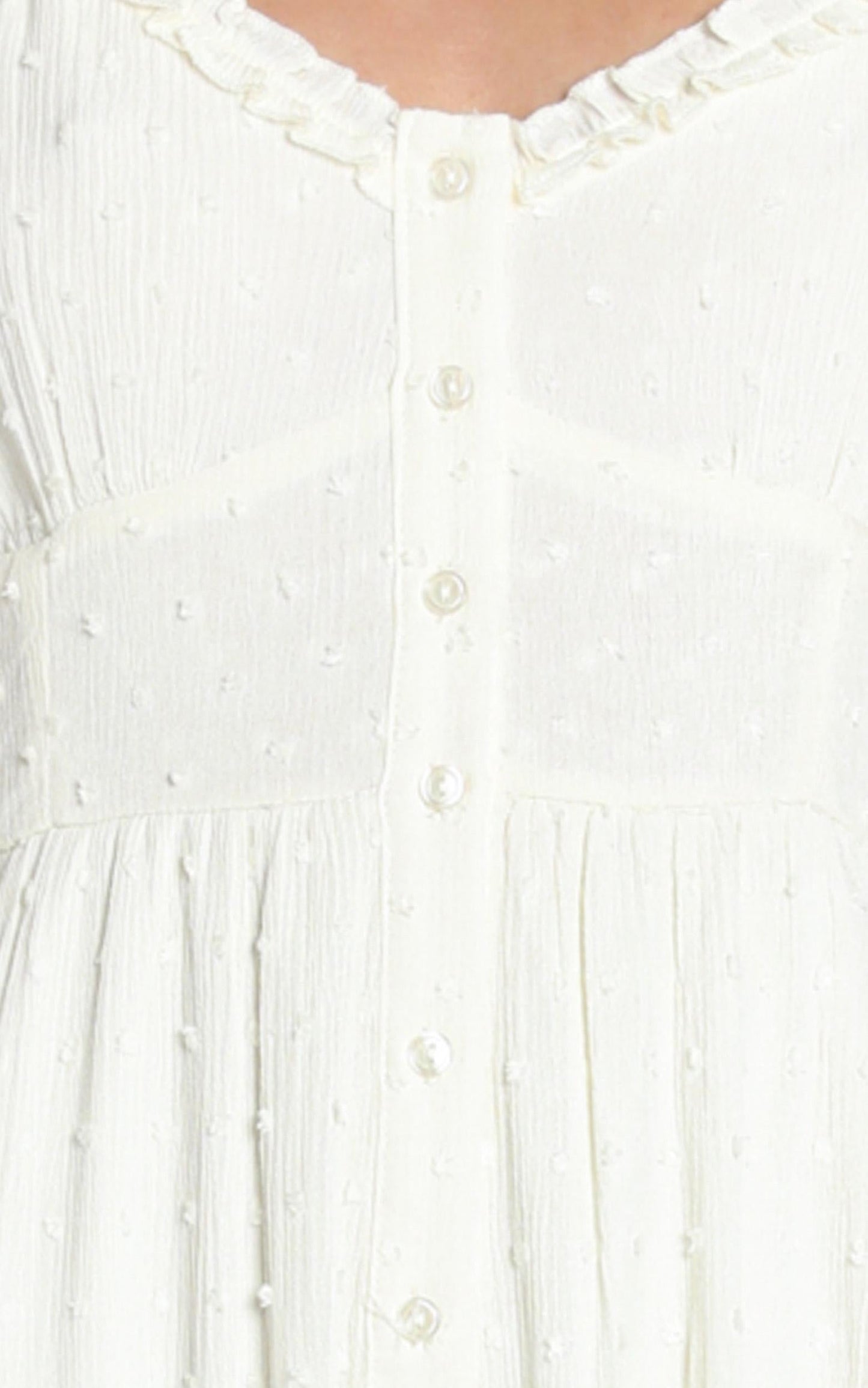 Rosanna Dress in White