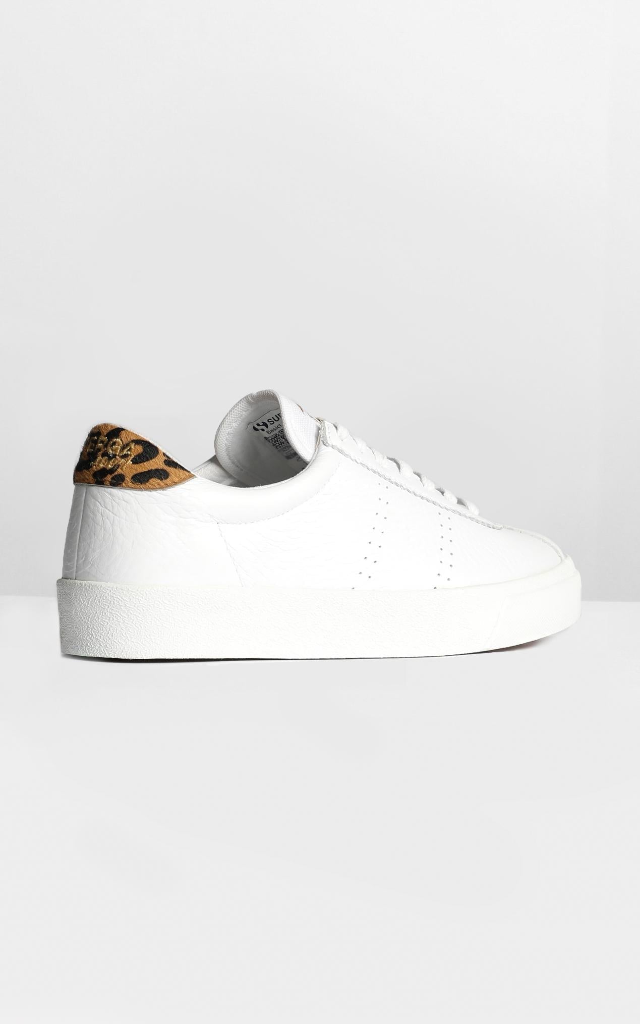 Superga - 2843 Comflea Leopard In White Animalier