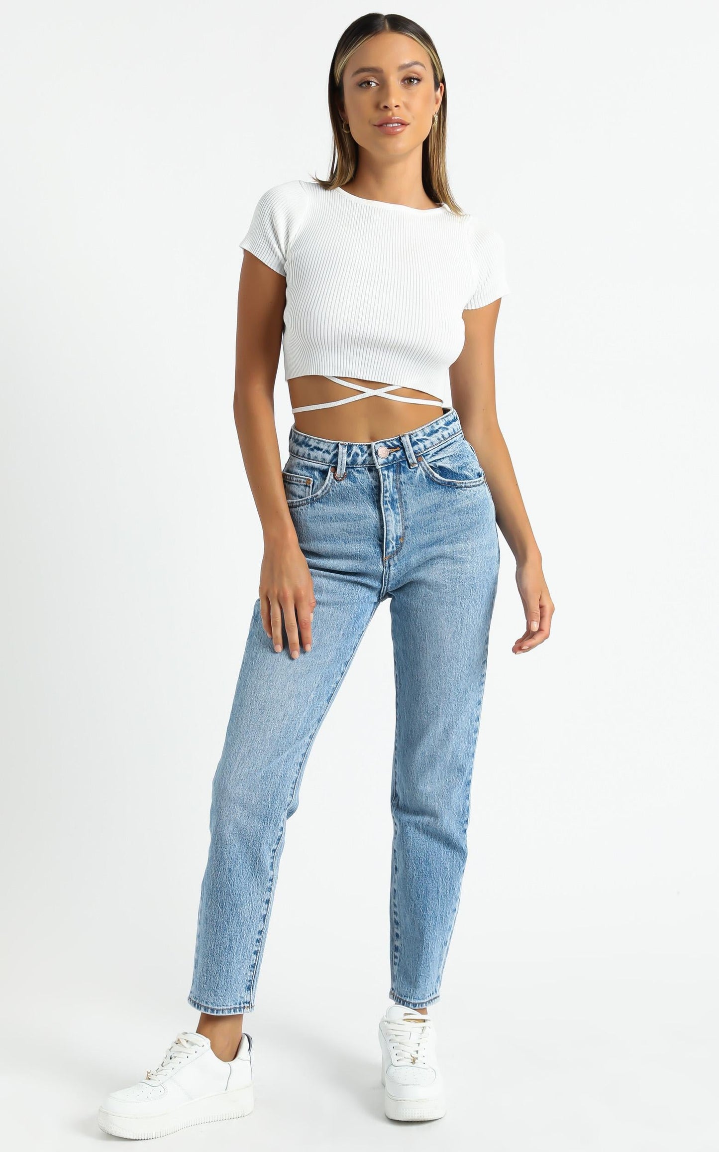 Sutton Top in White