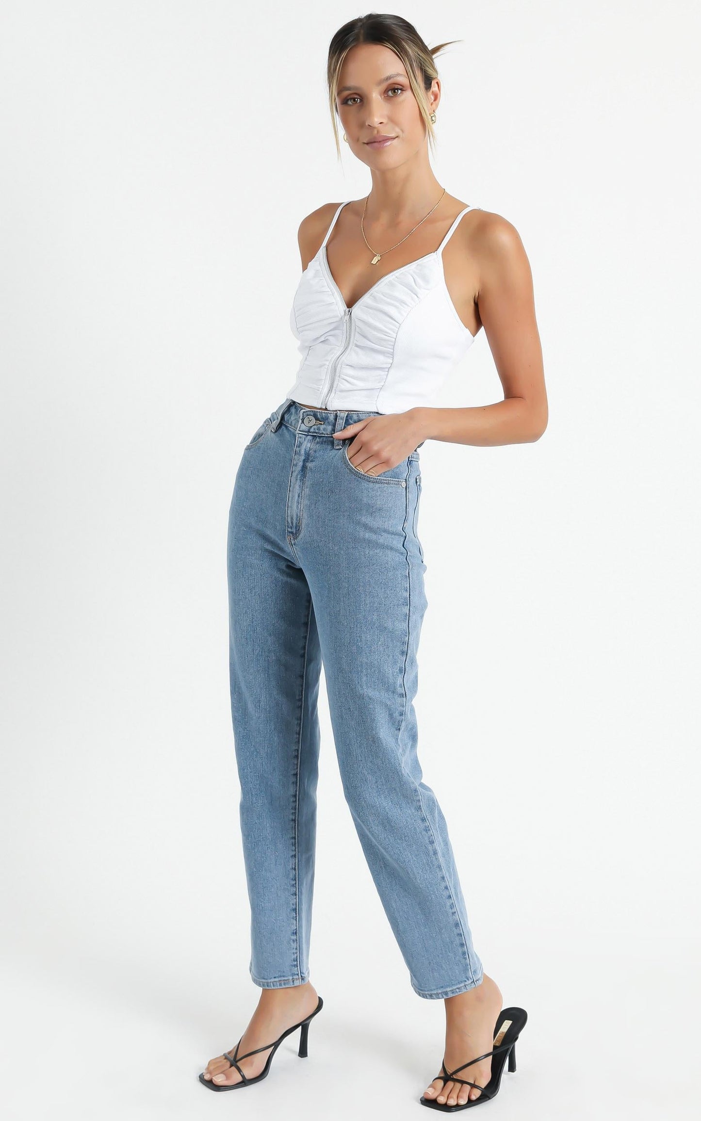 Telsa Top in White