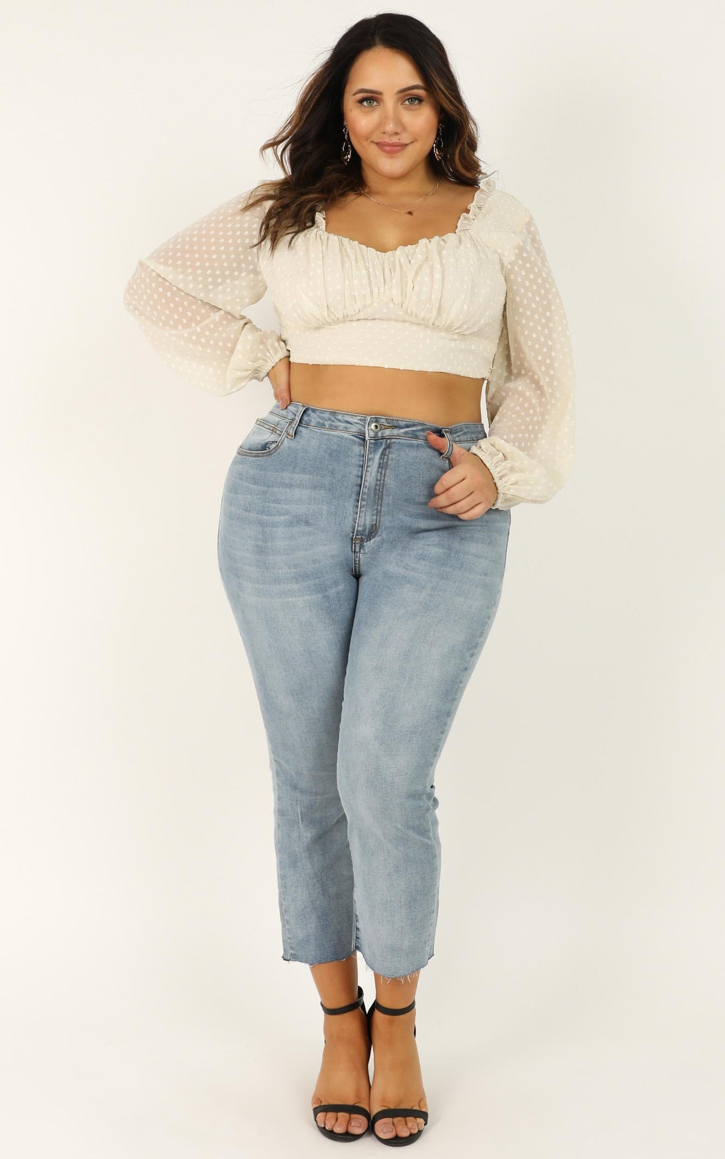 The Paparazzi Top In Cream