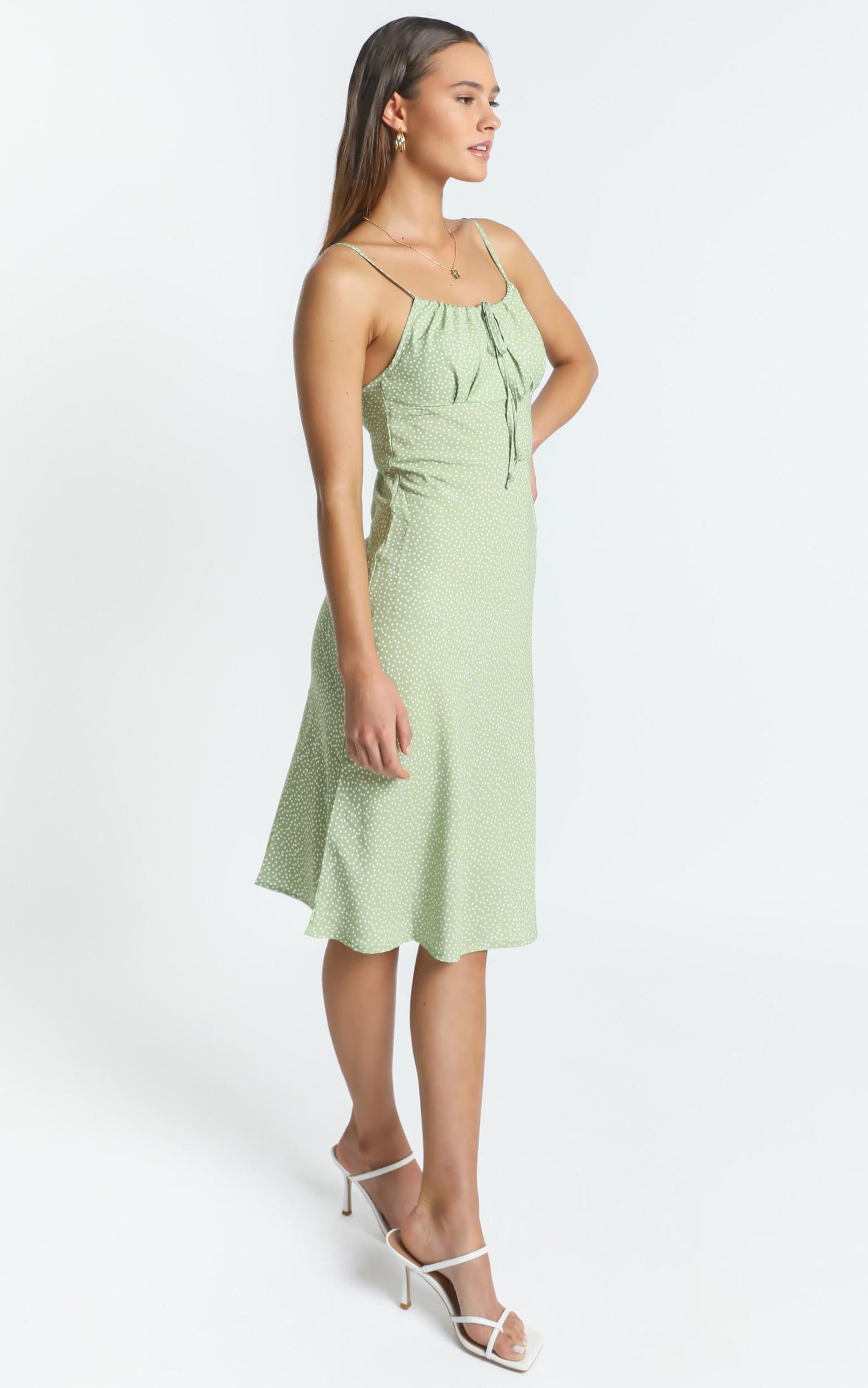 Orson Dress in Green Floral