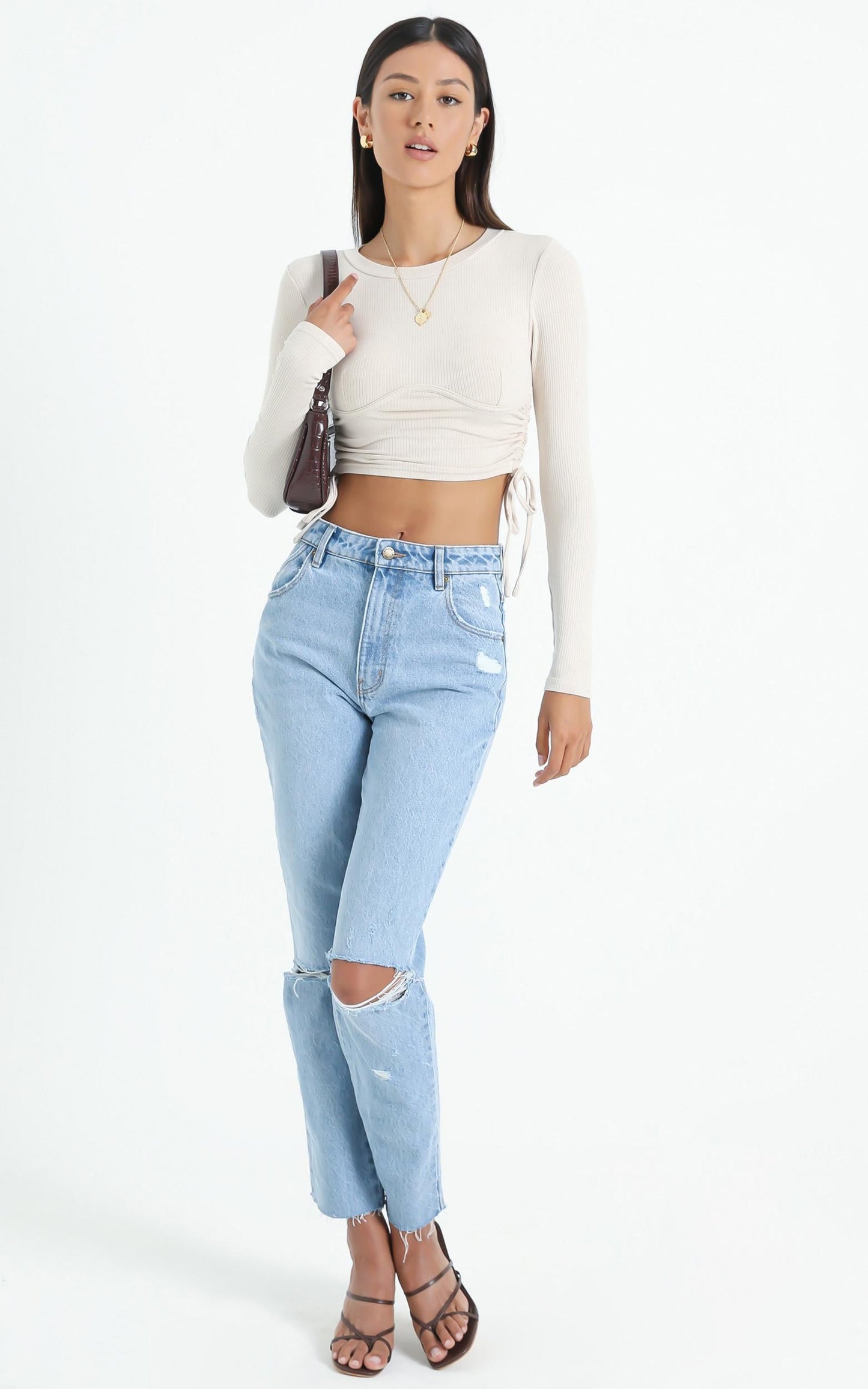 Rafi Top in Beige