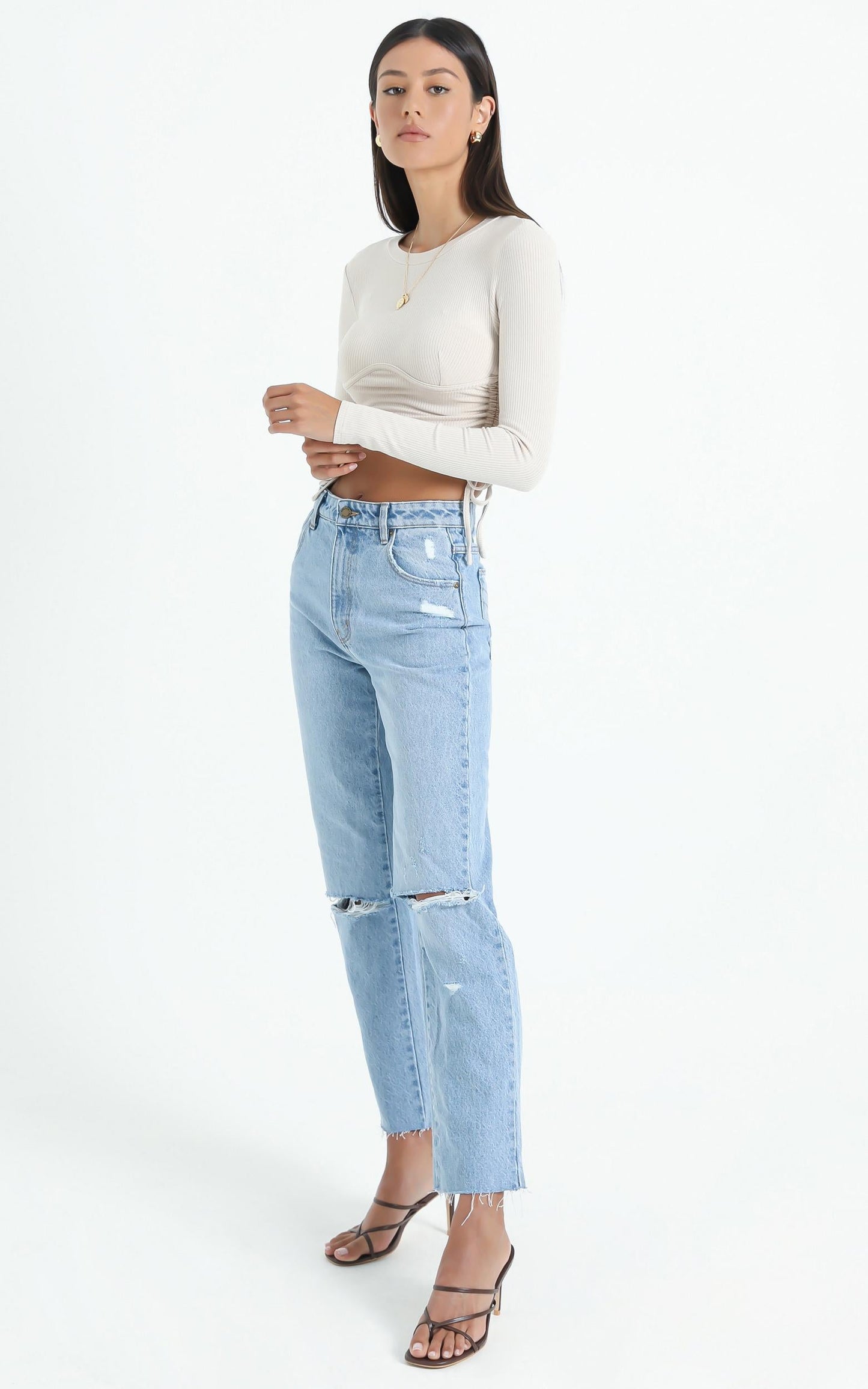 Rafi Top in Beige