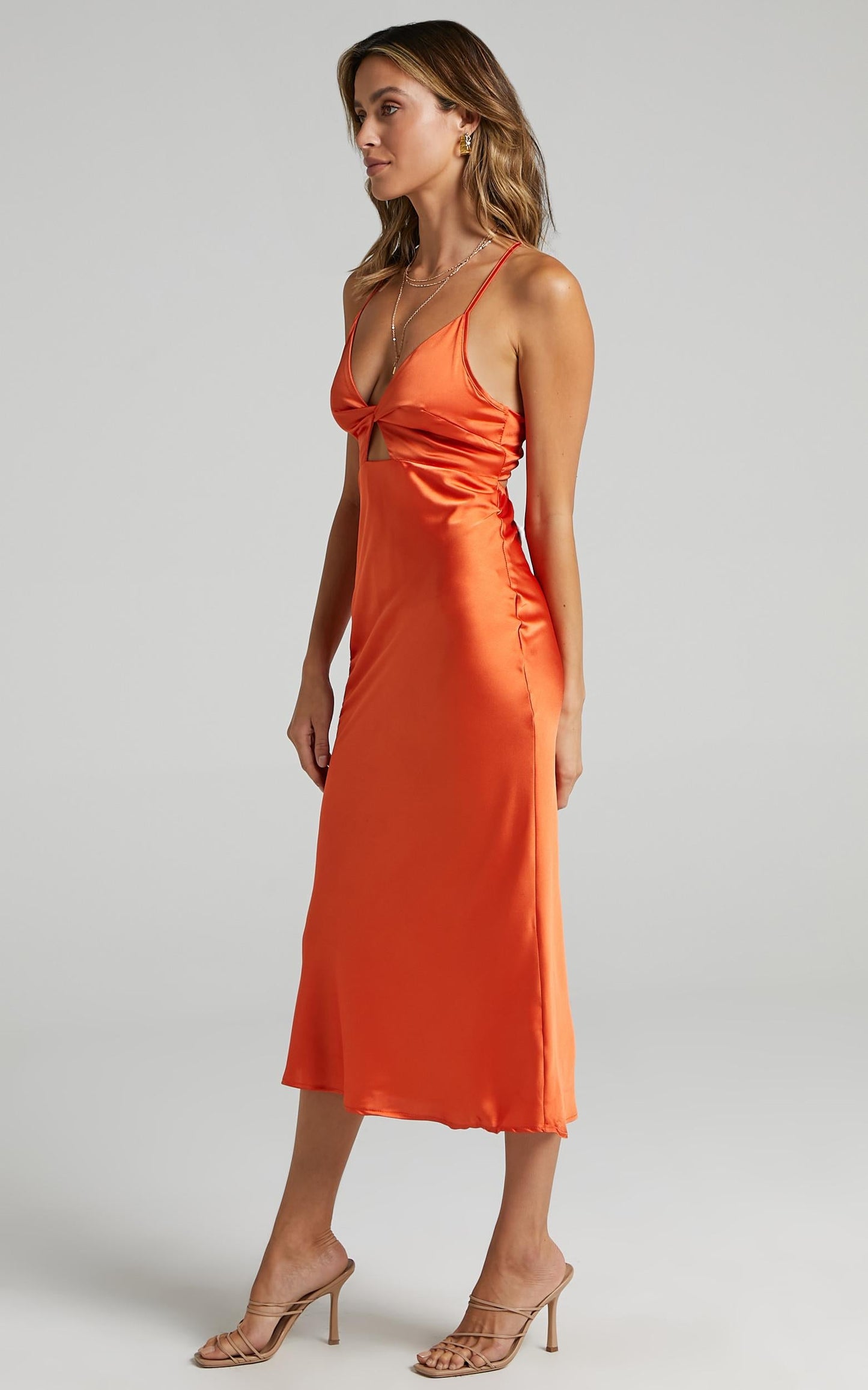 Nataliah Dress in Orange