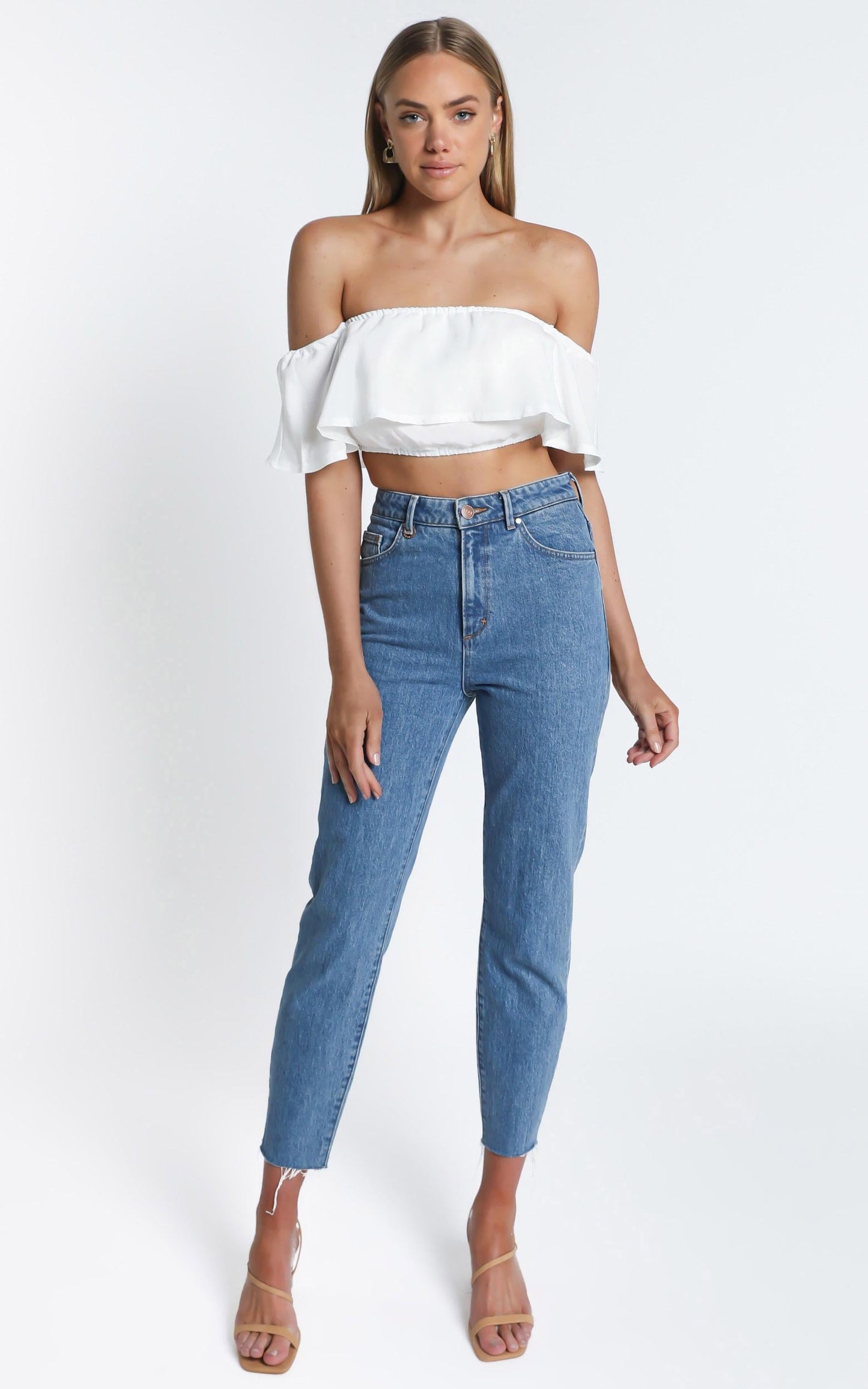 Favourite Thing Crop Top in White