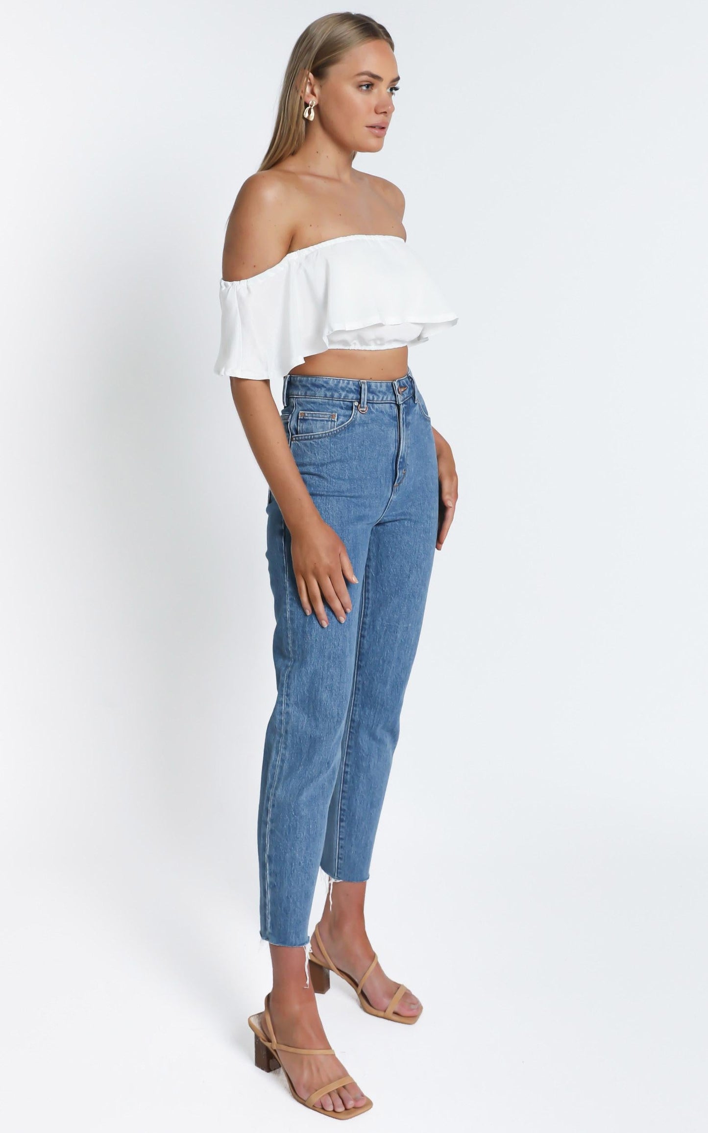 Favourite Thing Crop Top in White