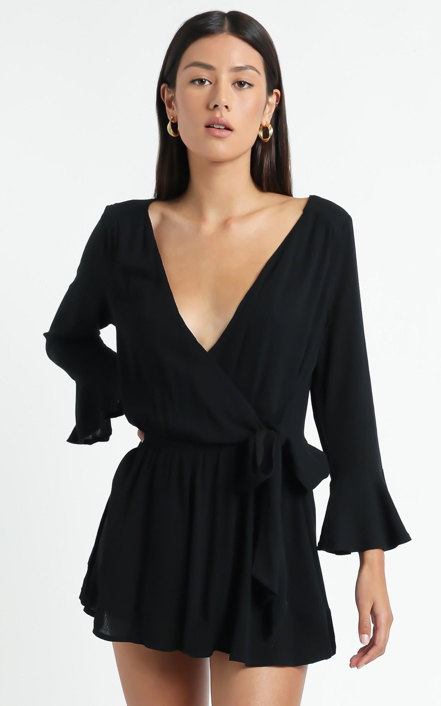 Sunday Breeze Playsuit in Black