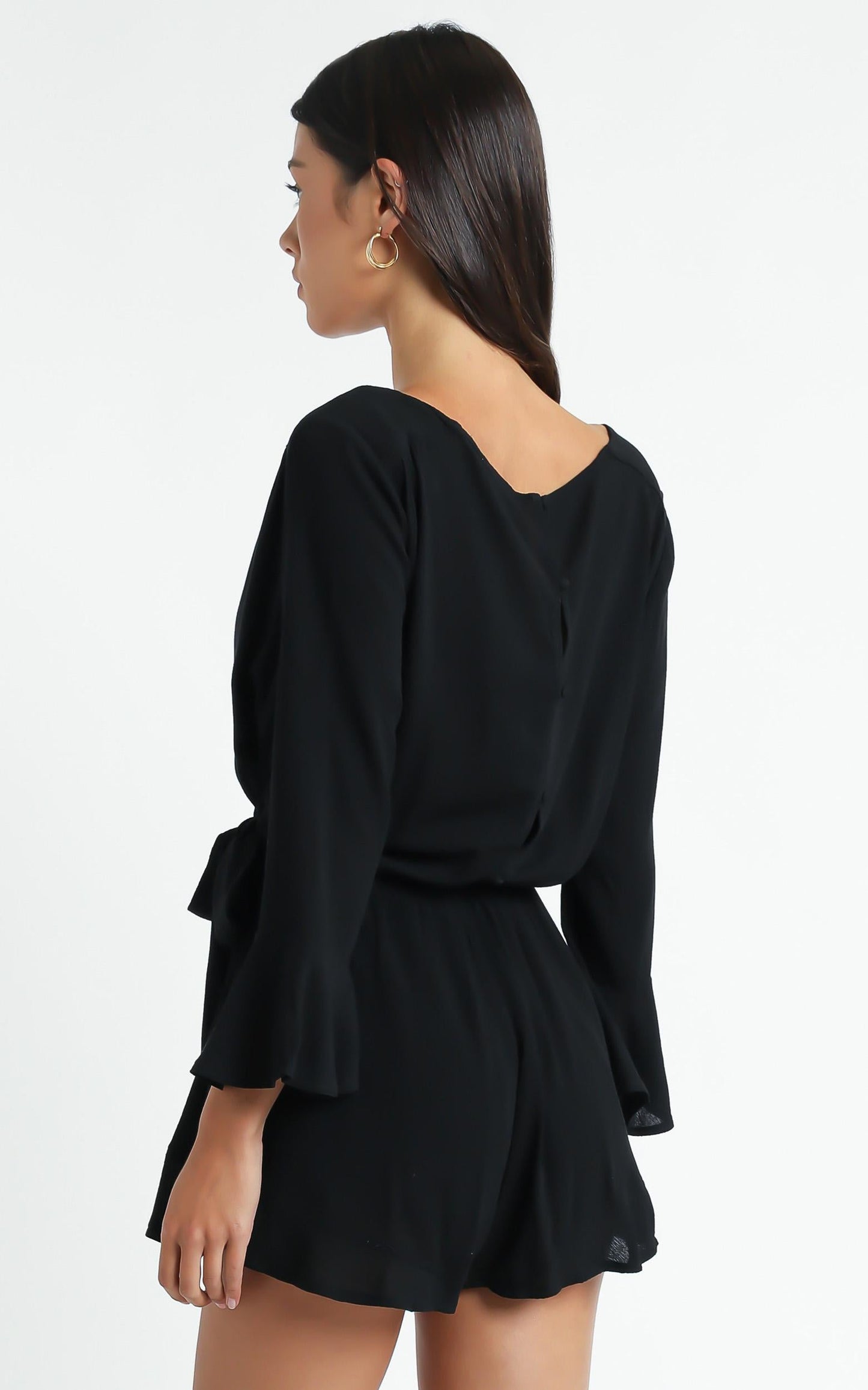 Sunday Breeze Playsuit in Black