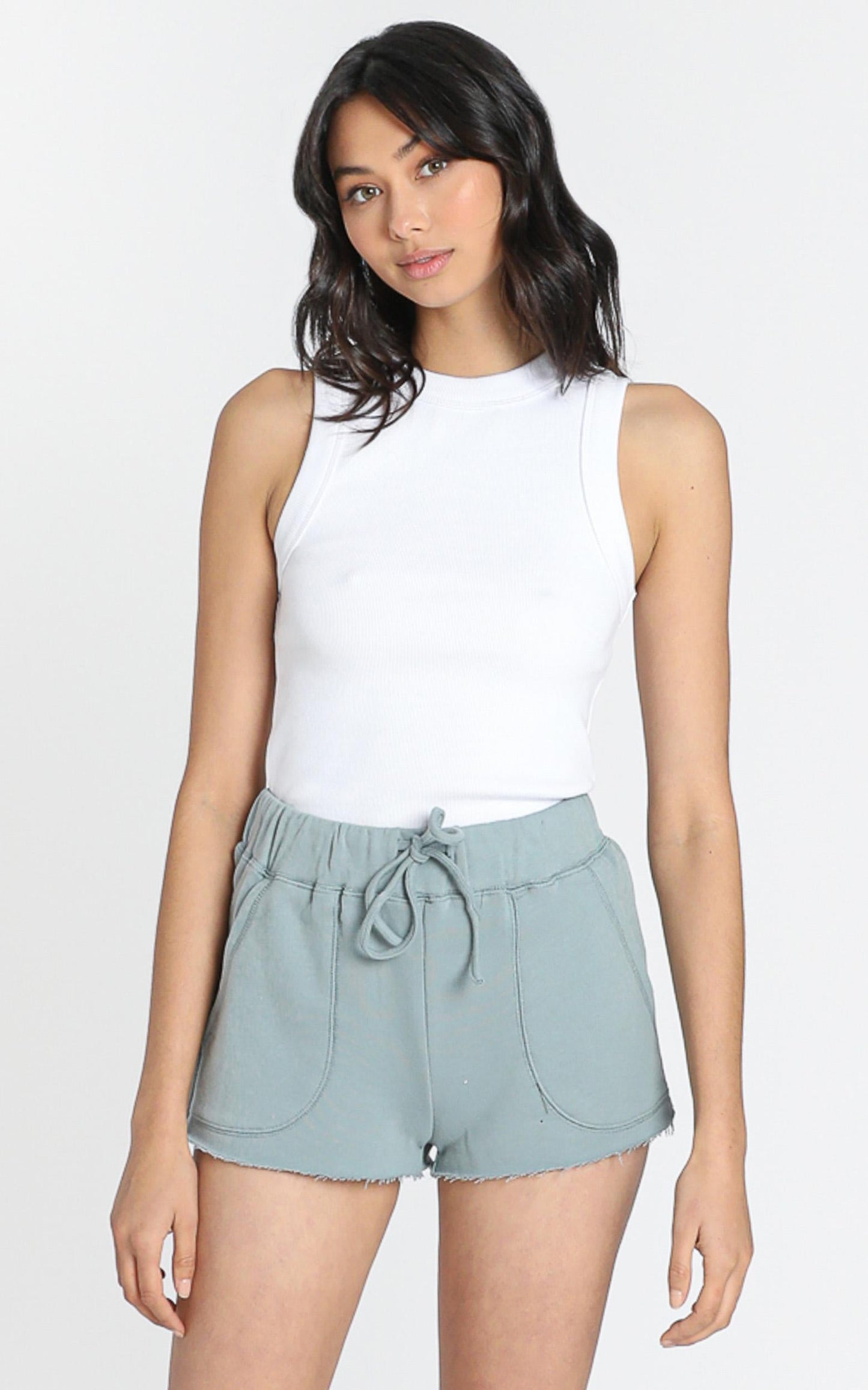 Cloud Nine Shorts in Sage