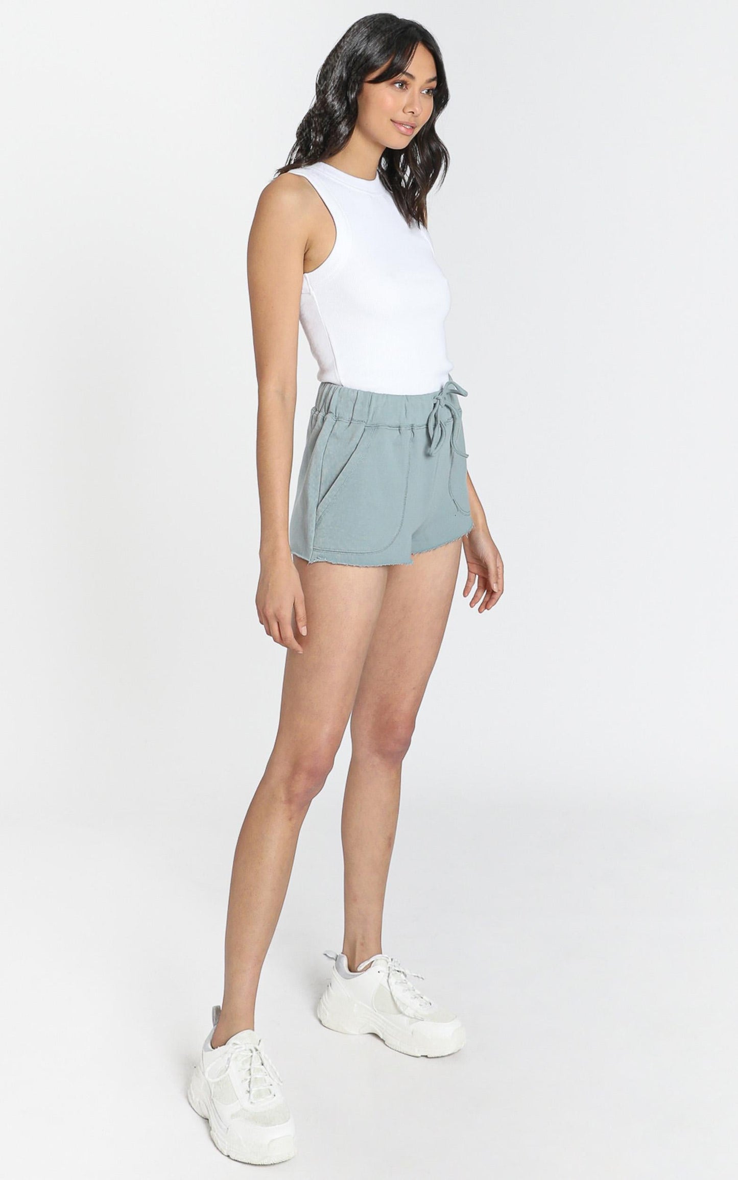 Cloud Nine Shorts in Sage