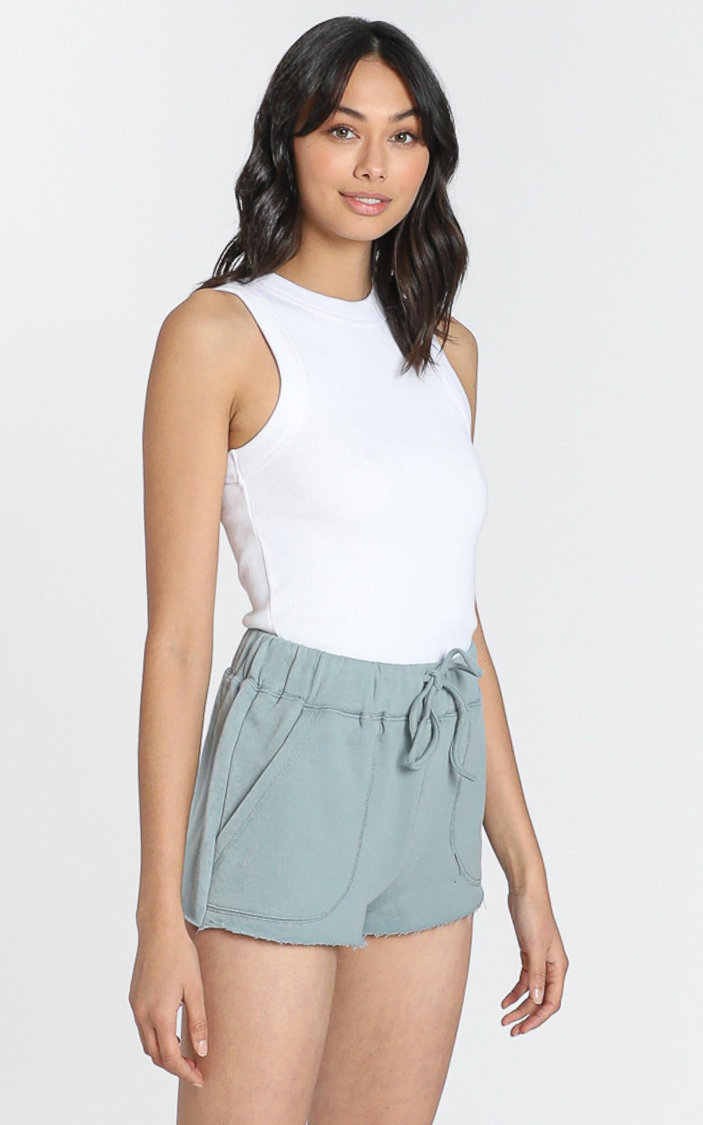 Cloud Nine Shorts in Sage