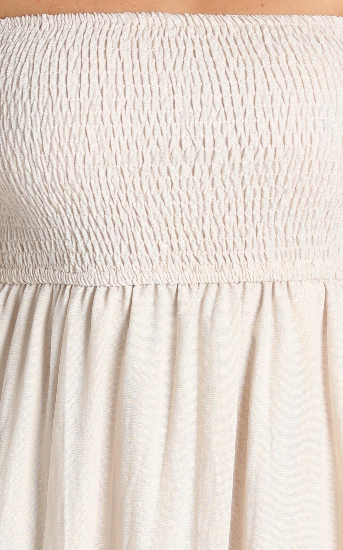 Game Changing Maxi Dress In Natural Linen Look