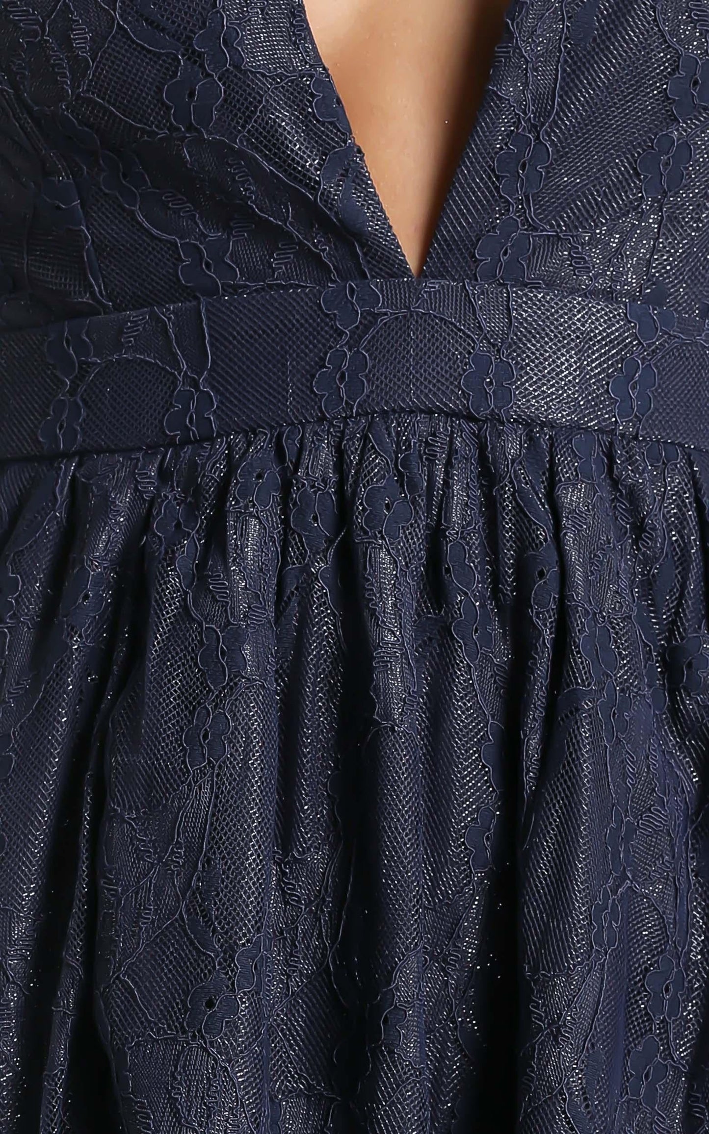 See Some Places Dress in Navy Lace