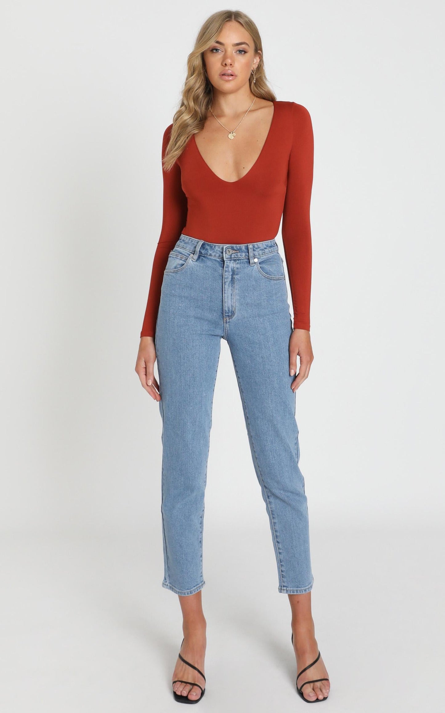 No Chills Bodysuit In Rust