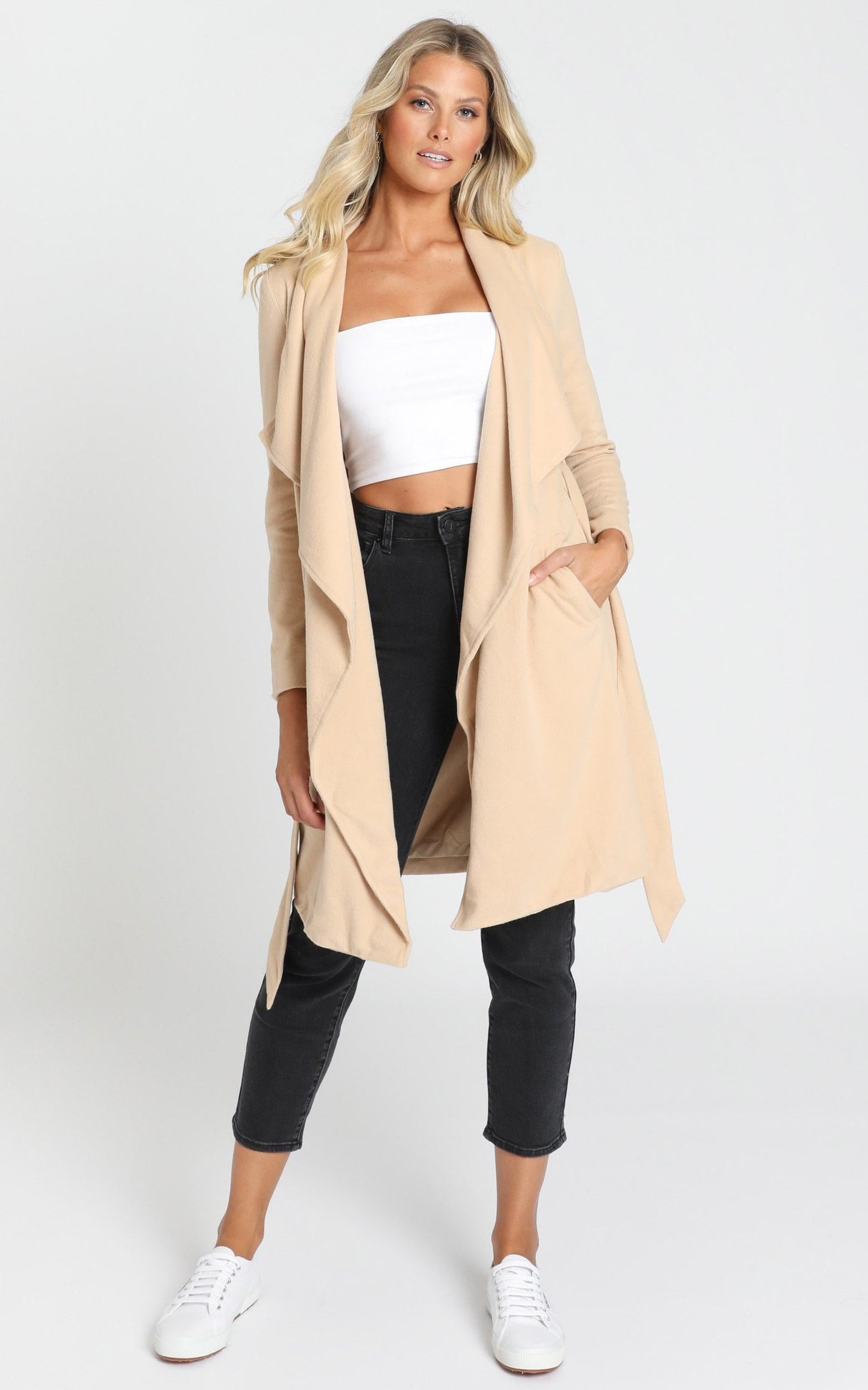 Feeling Lucky Coat In Camel