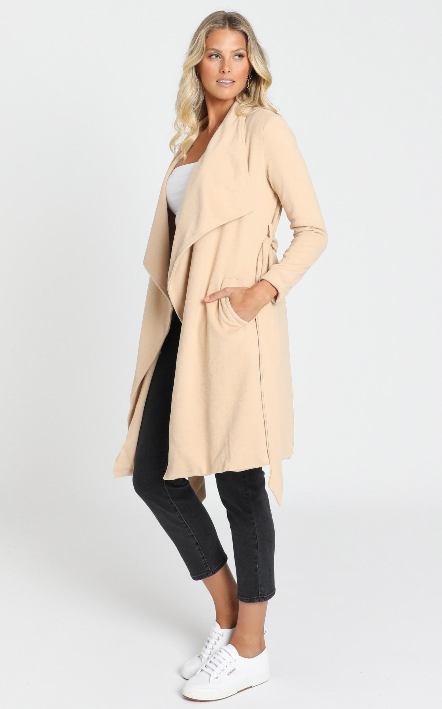 Feeling Lucky Coat In Camel