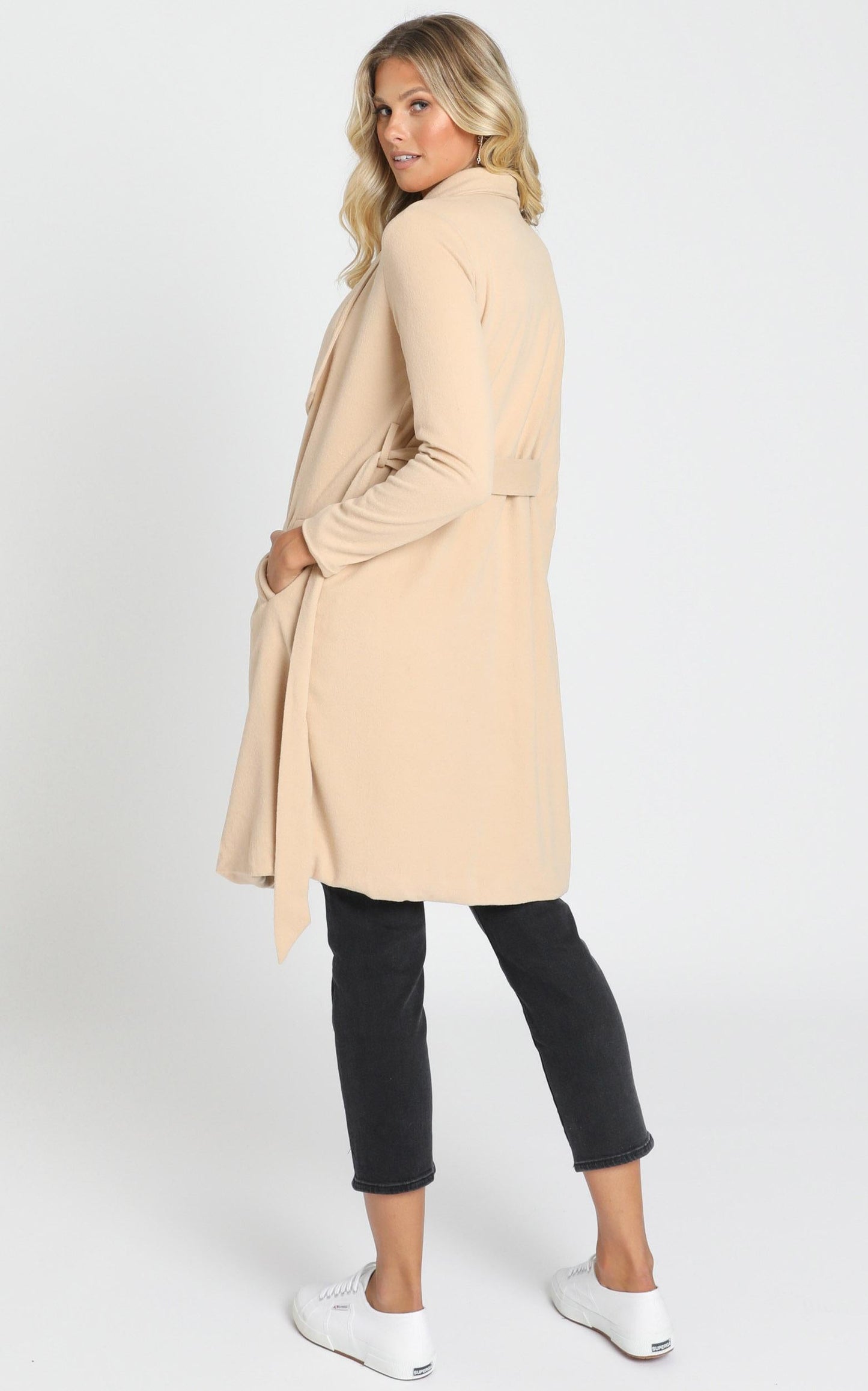 Feeling Lucky Coat In Camel