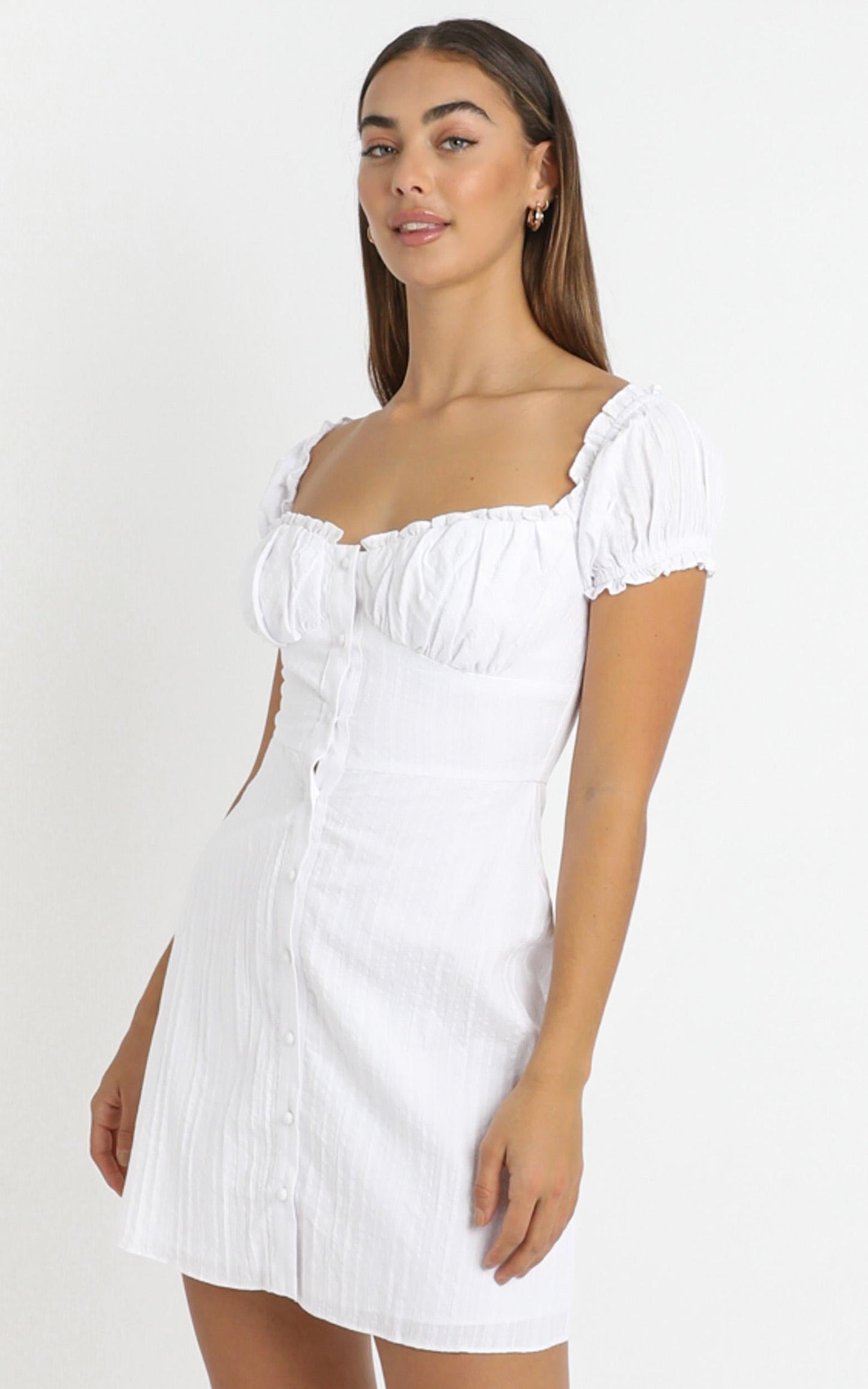 Reflection Of Spirit Dress In White