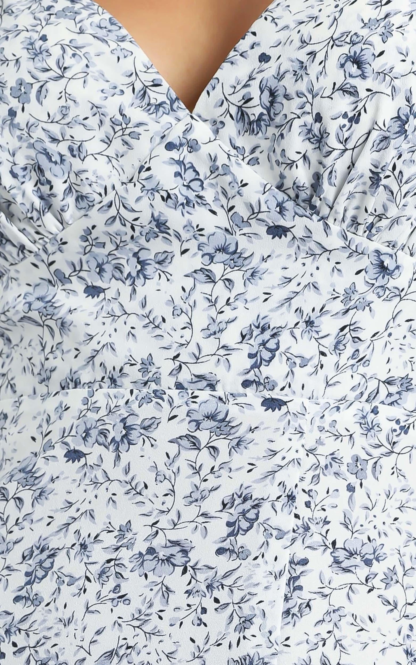 Groove On Dress in Blue Floral